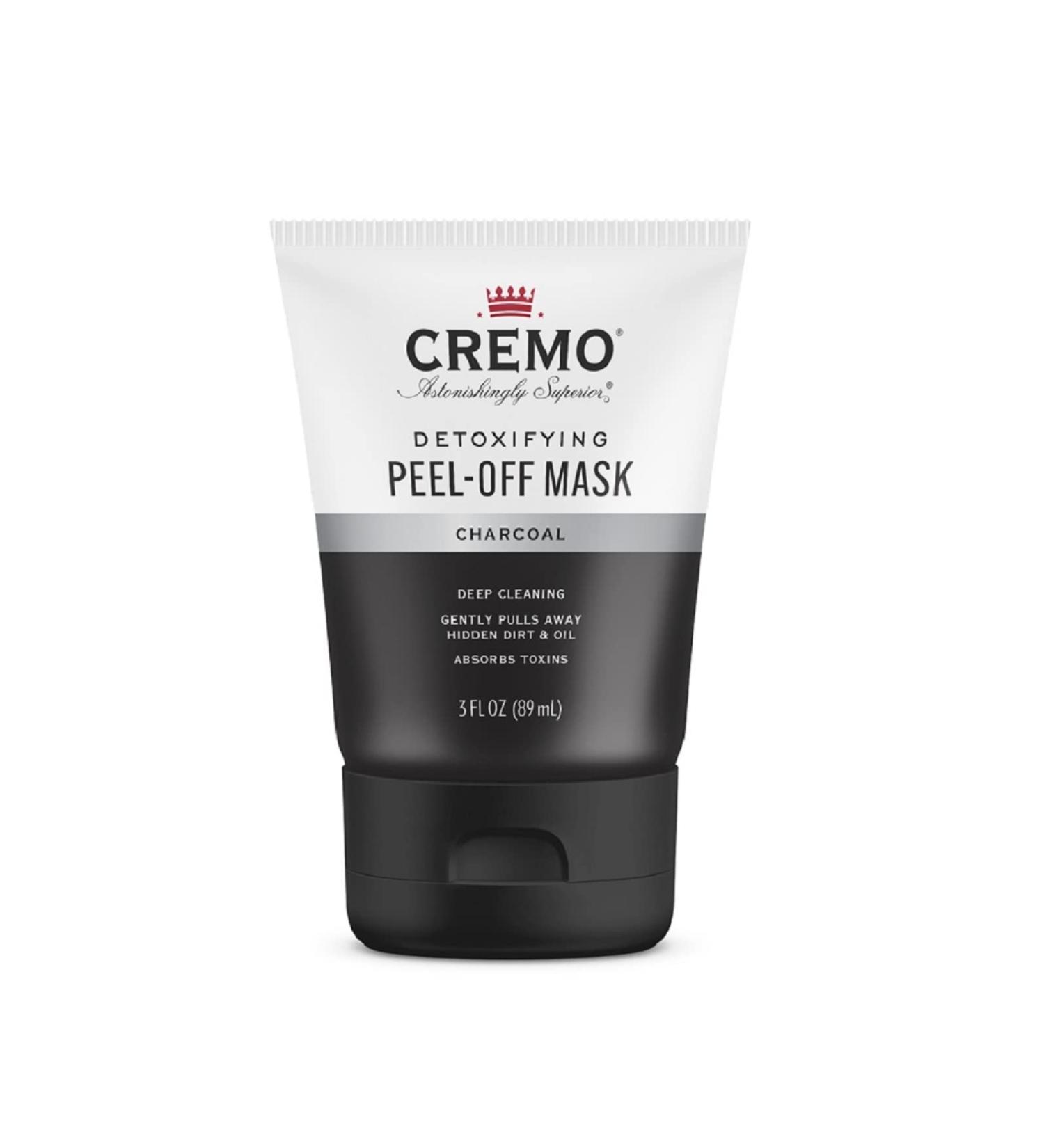 Cremo Detoxifying Peel-Off Mask with Activated Charcoal - 3 oz & 4 oz Options - Buy Online on SooperMarket.com