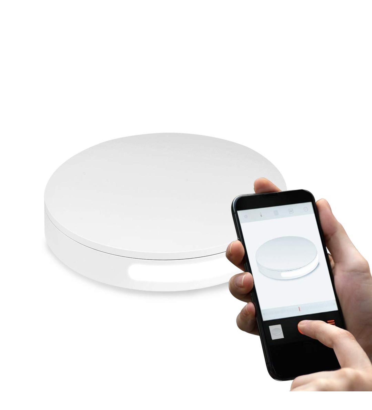 Foldio360 | Smart Photo 360 Turntable Controlled by Smartphone for Product Photography Shooting 360 Degree Image by ORANGEMONKIE - Buy Online on SooperMarket.com
