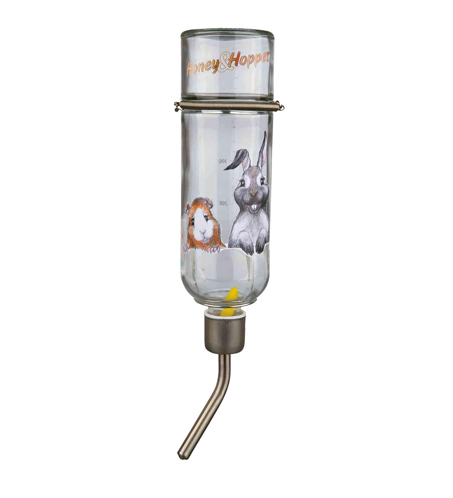 Trixie Honey and Hopper Youth Large Glass Water Bottle 11-13 - Eco-Friendly Hydration for Kids - Buy Online on SooperMarket.com