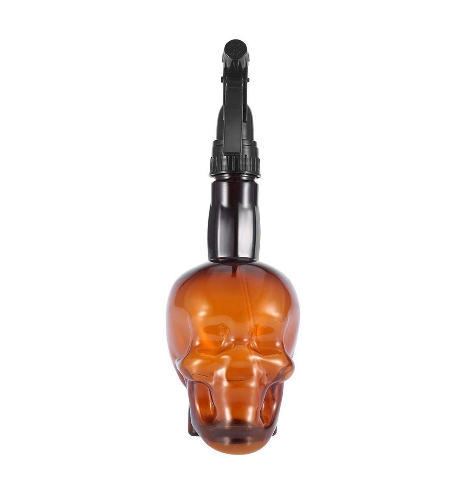 Hairdressing Spray Bottle 500 ml Skull-shaped Refillable Spray Continuous Water Mister for Hairdressing Salon Hair Styling Plants Pets Home Clean - Buy Online on SooperMarket.com
