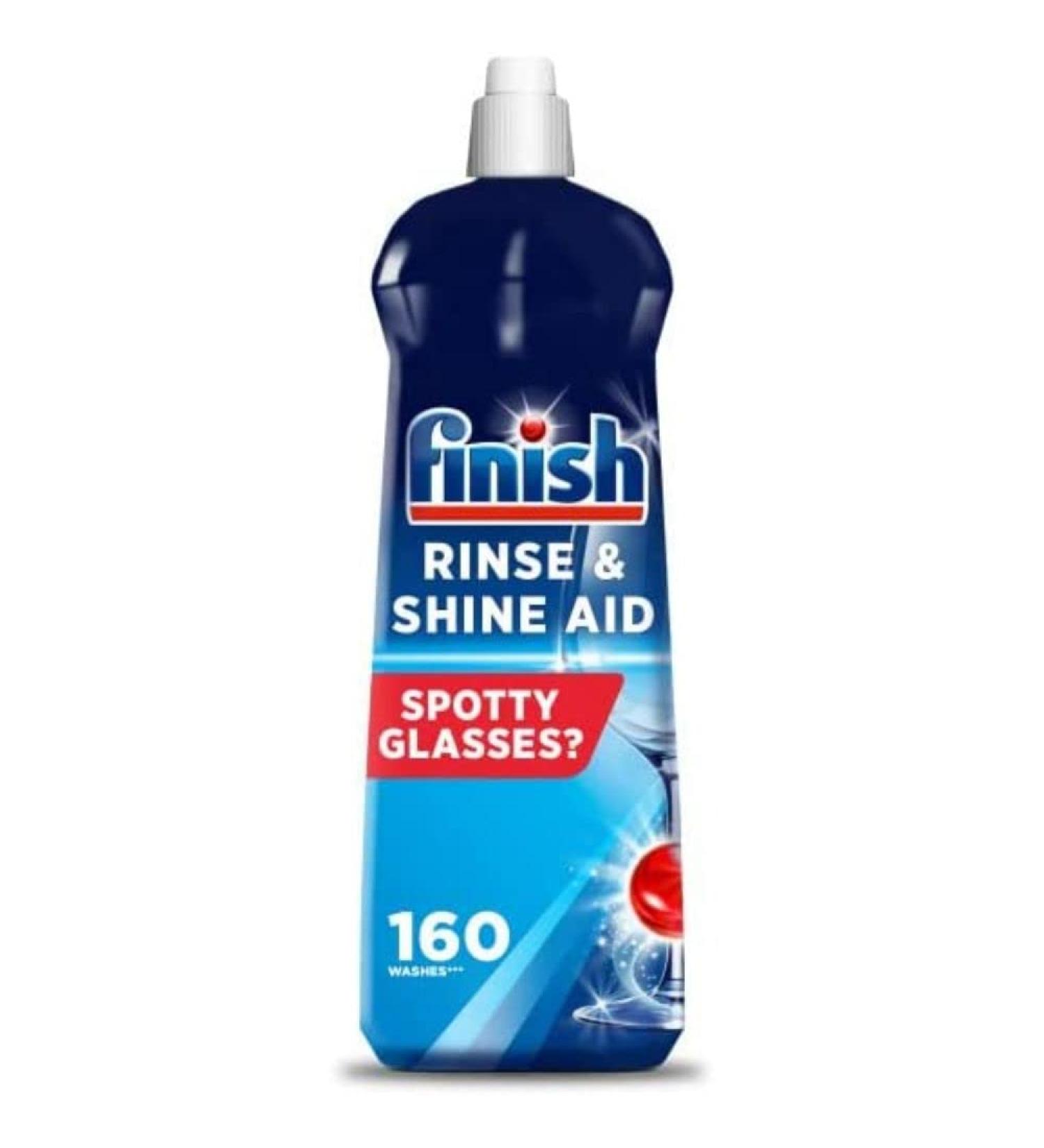Finish Dishwasher Rinse & Shine Aid - Original 800ml | For Drier Glasses & Spot Prevention - Buy Online on SooperMarket.com