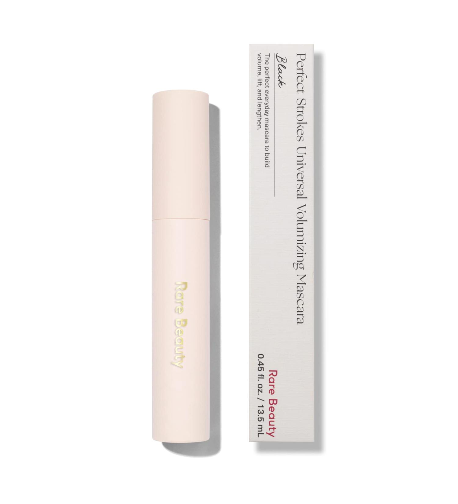 Rare Beauty Perfect Strokes Universal Volumizing Mascara in Black - Long-Lasting Formula for Bold Lashes - Buy Online on SooperMarket.com