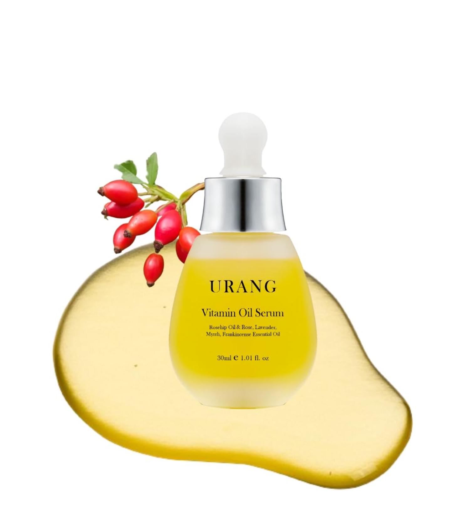 Vitamin Oil Serum - Cosmos Organic Certified | Rosehip Oil Lavender Essential Oil | Replenish Vibrancy & Elasticity | Natural Skin Care | 1.01 Fl oz - Buy Online on SooperMarket.com