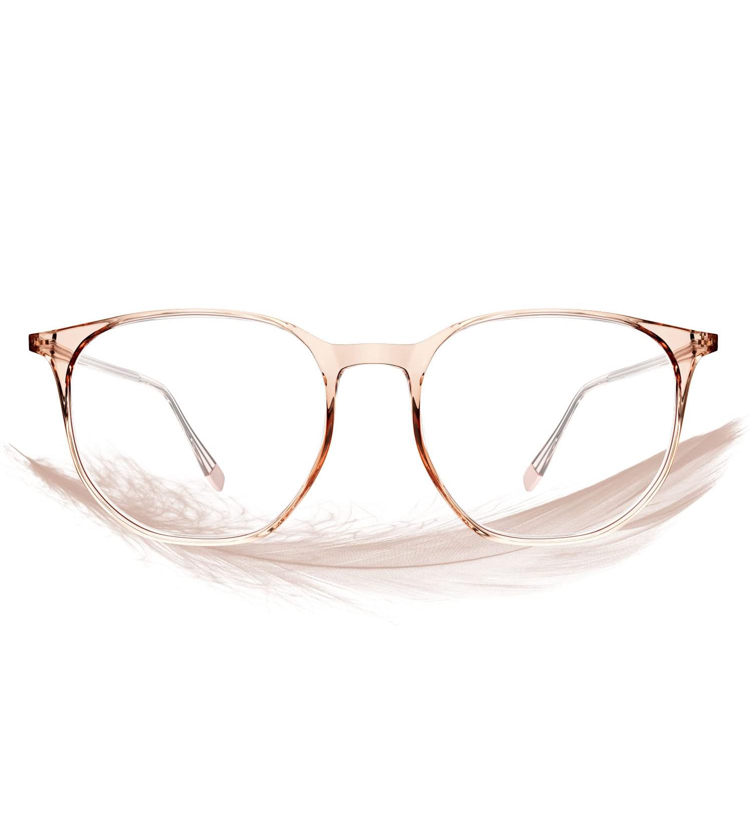 ROCKNIGHT Blue Light Blocking Glasses - Brown Frame for Computer & Phone Use | Reduces Eye Strain & Improves Sleep - Buy Online on SooperMarket.com