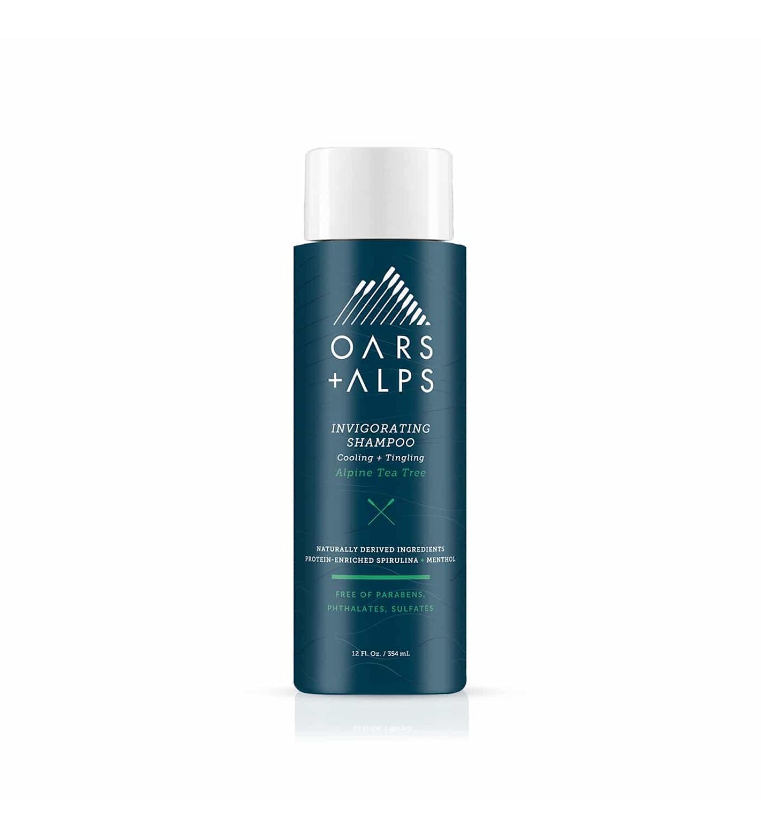 Oars + Alps Men's Sulfate Free Hair Shampoo - Alpine Tea Tree Infused - 12 Fl Oz - Buy Online on SooperMarket.com