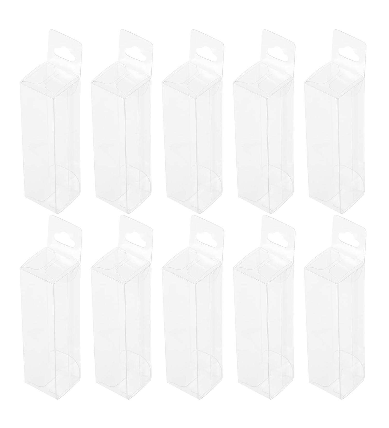 25pcs Transparent Lip Gloss Boxes - Clear Lipstick Holders & Portable Lip Balm Pouches for International Shipping - Buy Online on SooperMarket.com