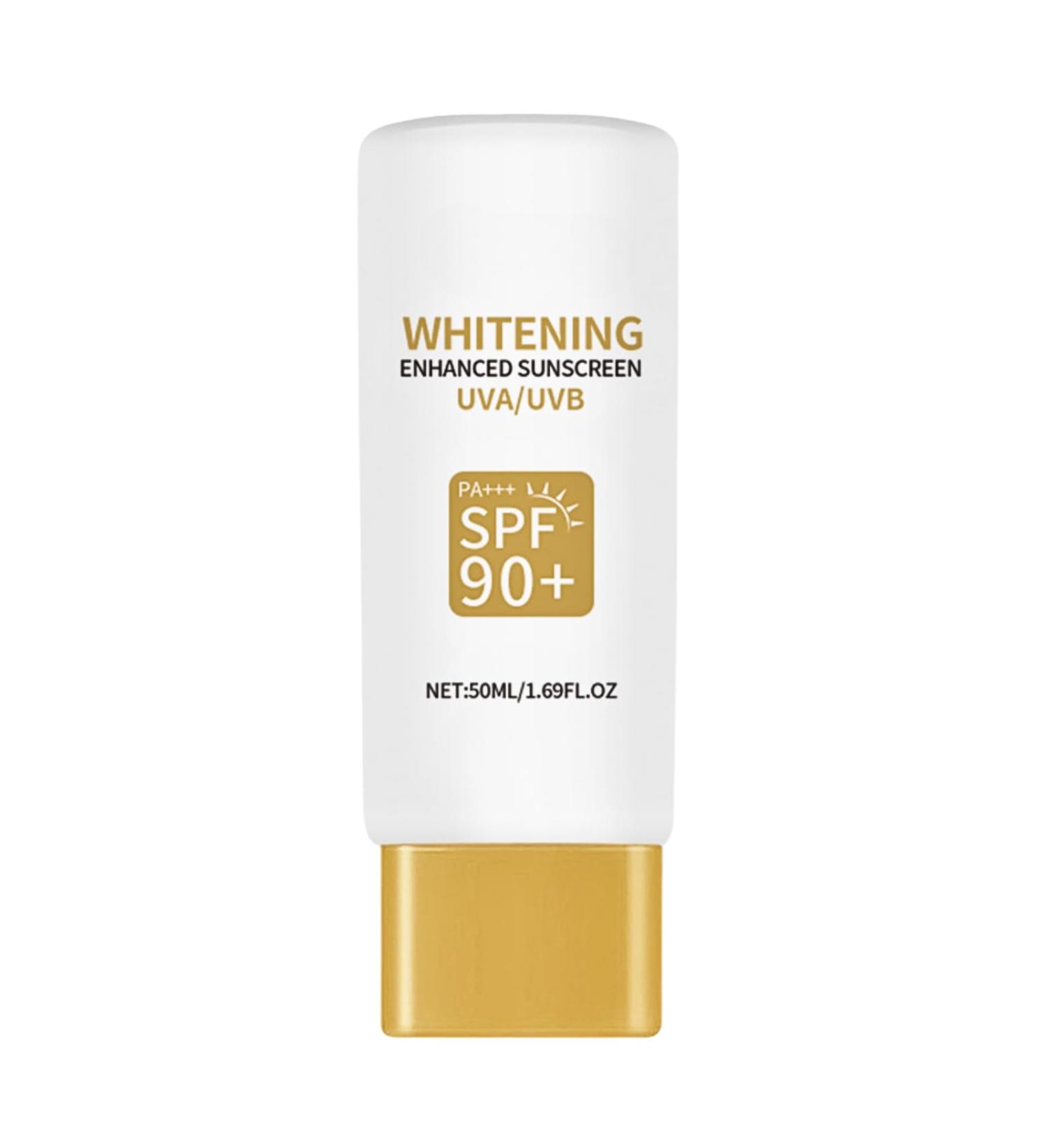 Enhanced Sunscreen Spf 90+ PA+++ Face Sun Cream Sun Lotion Factor 90 Sun Cream Spf Moisturiser Face Sunscreen Natural Sunscreen High Protection Against UVA & UVB for All Skin Types - Buy Online on SooperMarket.com