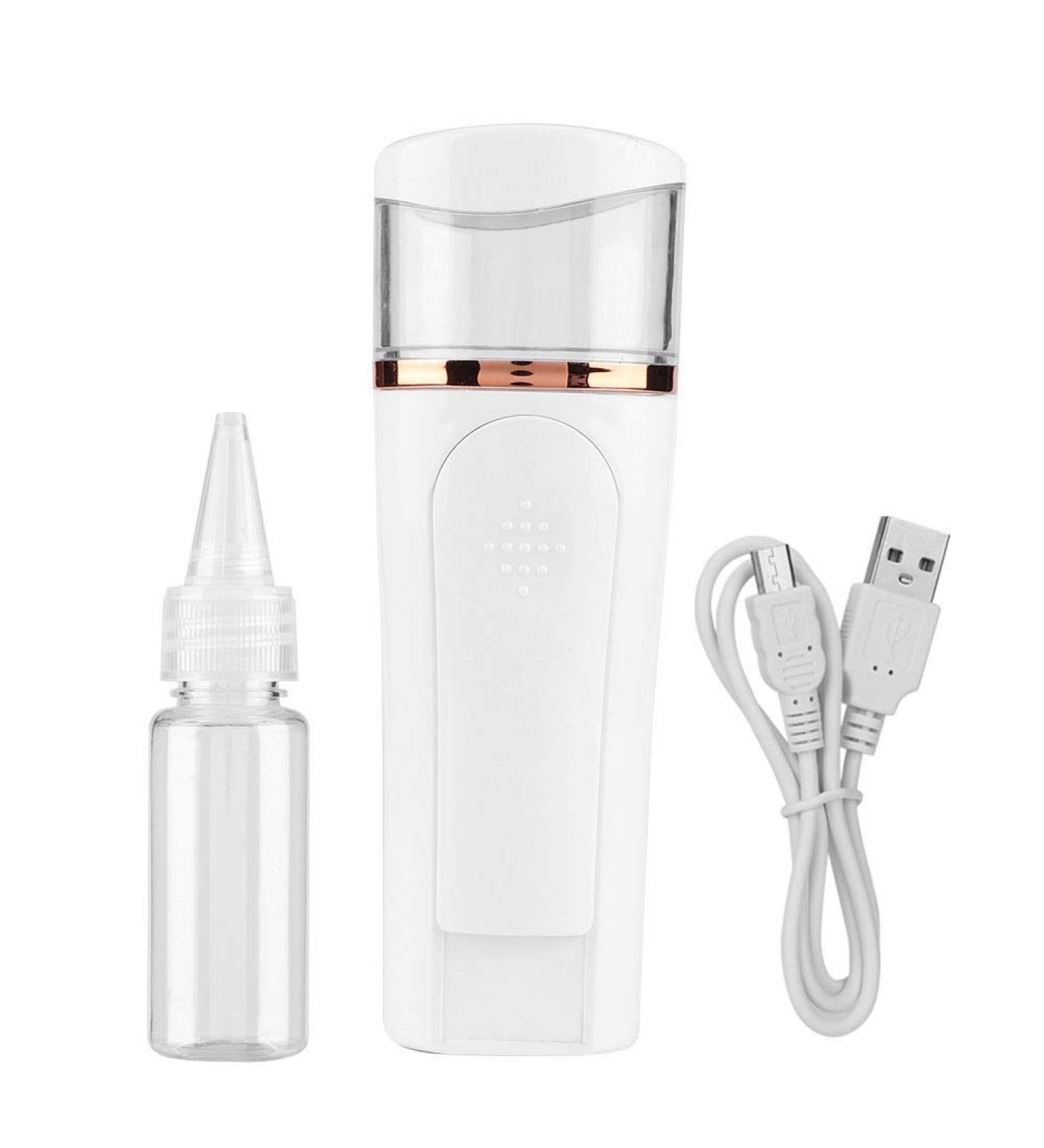 Solomi Hydrating Facial Mist Spray Handheld Nano Facial Sprayer (White) 40ml Battery Powered - Buy Online on SooperMarket.com