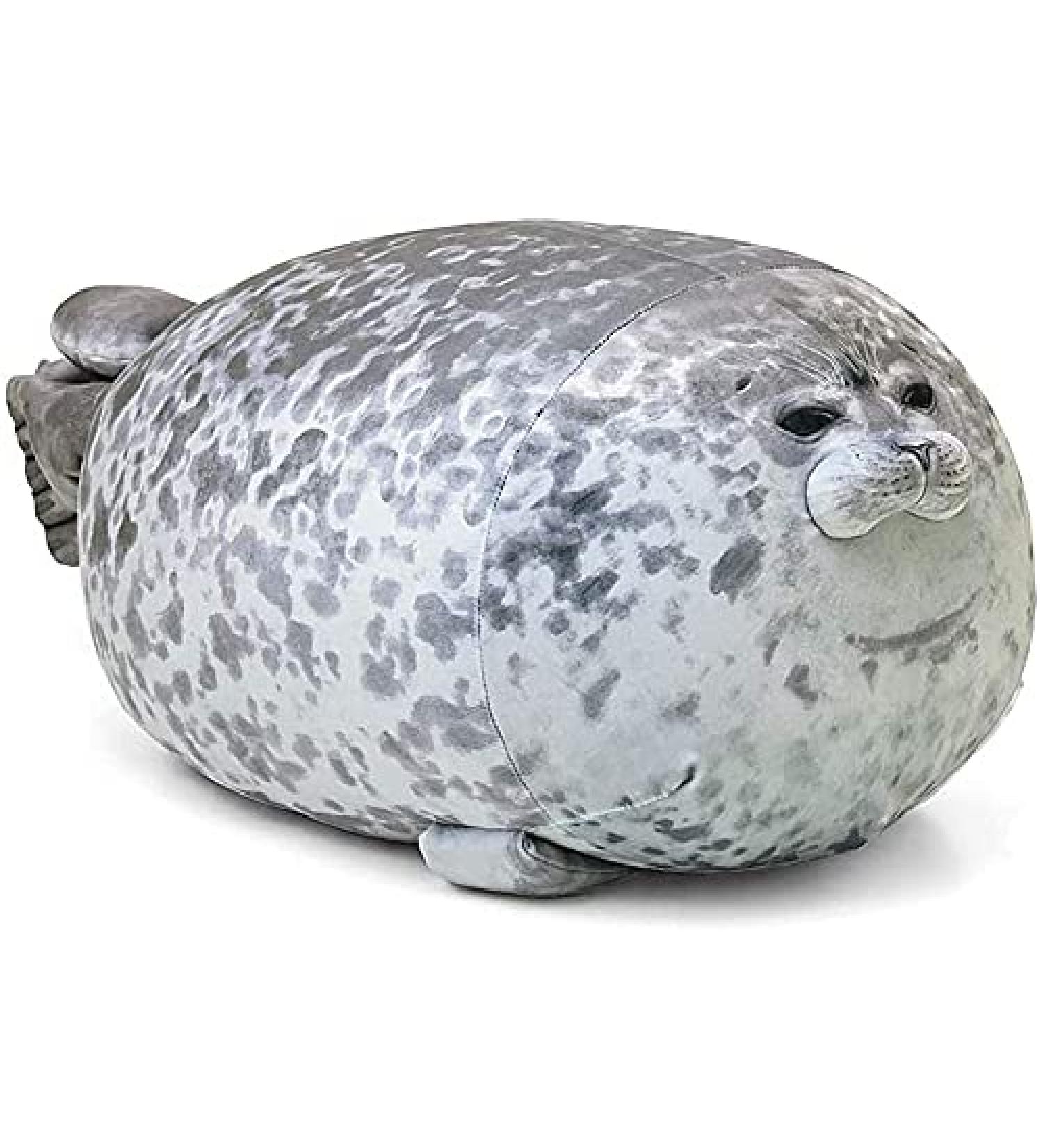 RUNYA Chubby Seal Pillow Plush Toy - 23.6in Stuffed Animal, Style-a - Buy Online on SooperMarket.com