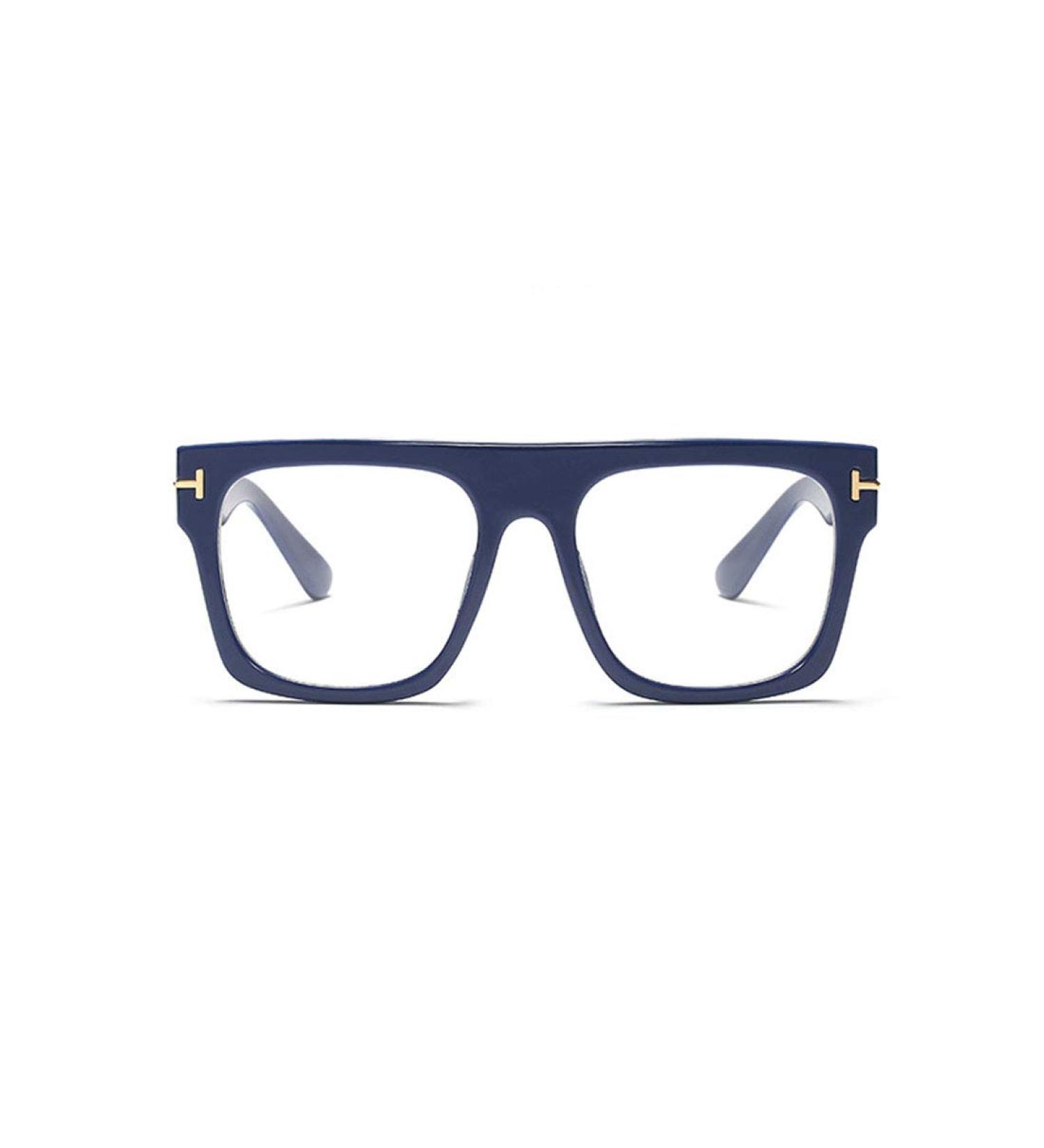 Jurchio Unisex Classic Vintage Space Glasses - Clear Lens Frames for Men & Women with Blue Case - Buy Online on SooperMarket.com