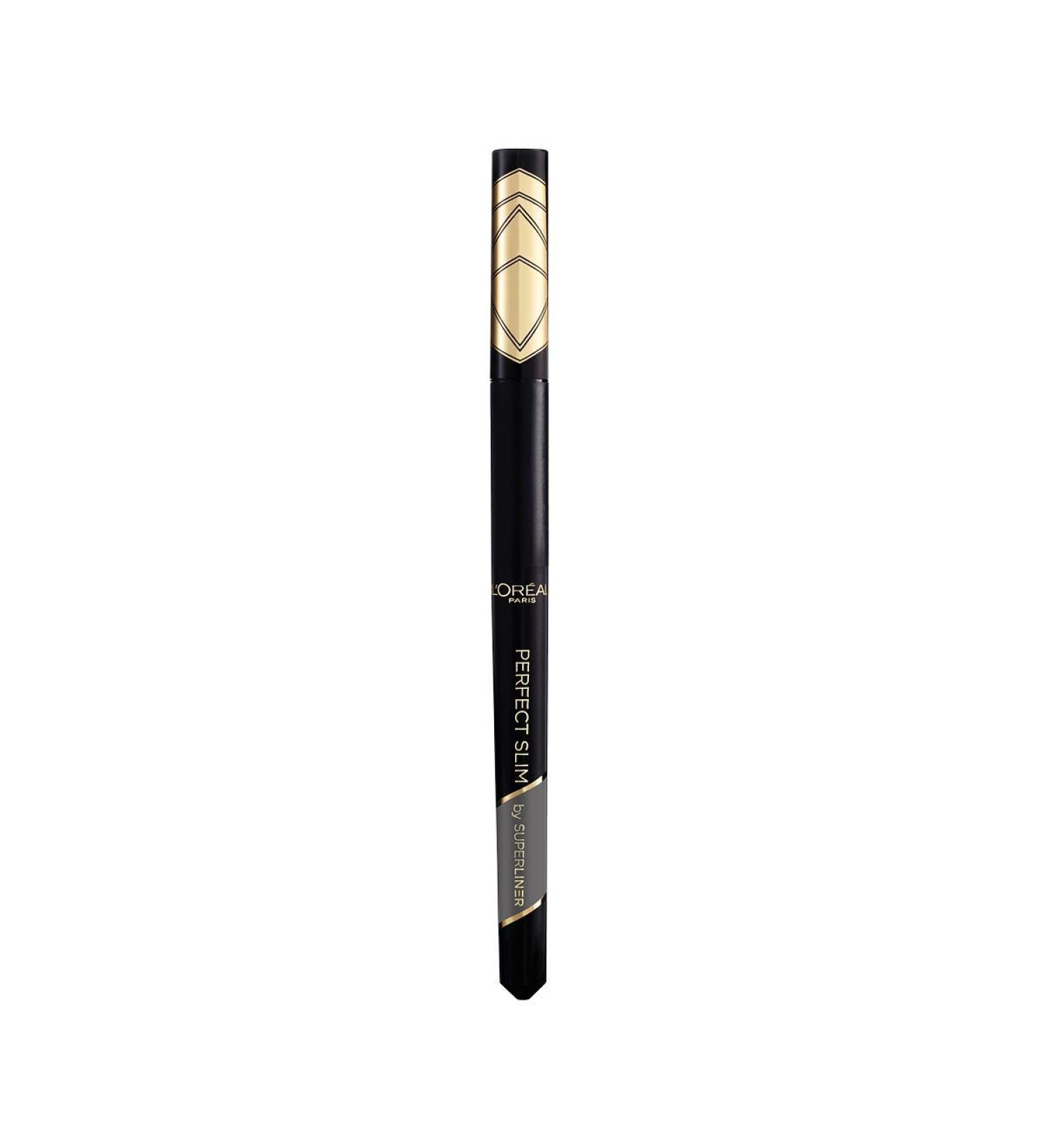 L'Or al Paris Super Liner Perfect Slim Eyeliner - Precise Felt Tip Irresistible Eye Makeup - No. 02 Gray 1 Piece - International Shipping Available - Buy Online on SooperMarket.com
