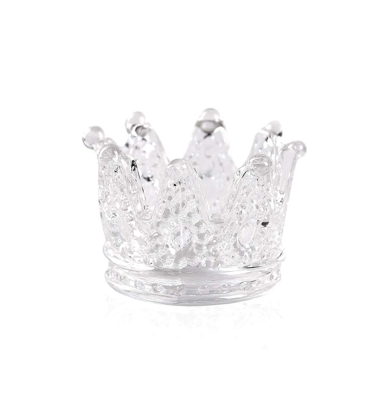 Alexnailart Nail Art Dappen Dish Glass Crystal Cup Crown Pen Holder Mini Nail Art Acrylic Liquid Powder Dappen Dish Manicure Tool for Home Salons - Buy Online on SooperMarket.com