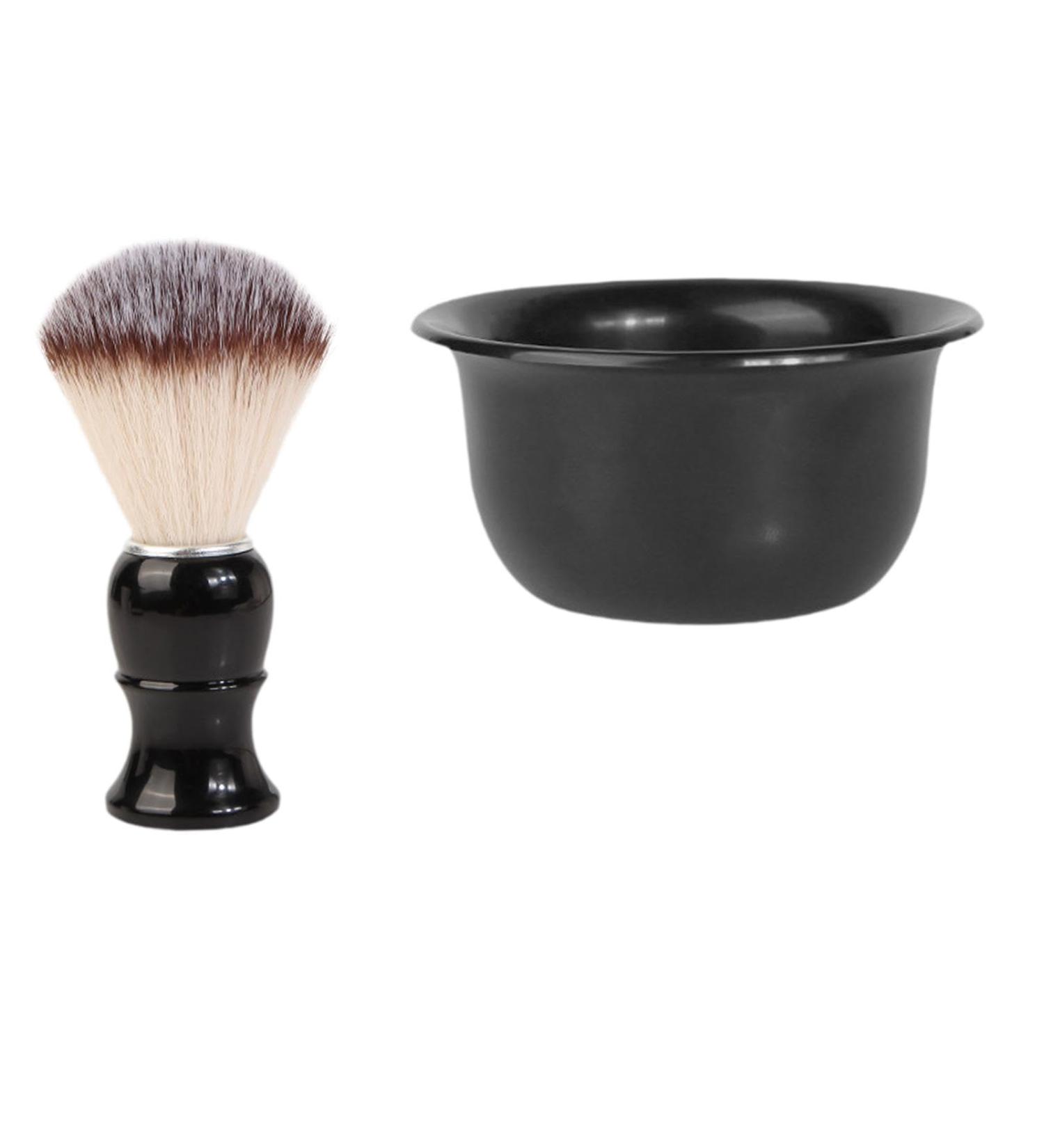 Perfeclan Men's Shaving Brush Set with Mustache Bowl & Conditioner - Luxurious Lather for Ultimate Shaving Experience - Buy Online on SooperMarket.com