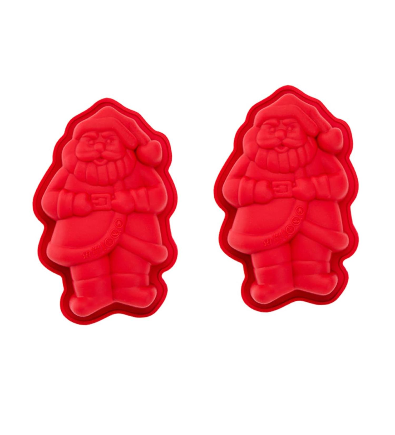 PRETYZOOM 2 pcs Moulds Molds Biscuit Baking Cartoon DIY Mold Silicone Mould Themed Food Cake Dessert Adorable 18.2X11.5X3CM As Shown - Buy Online on SooperMarket.com