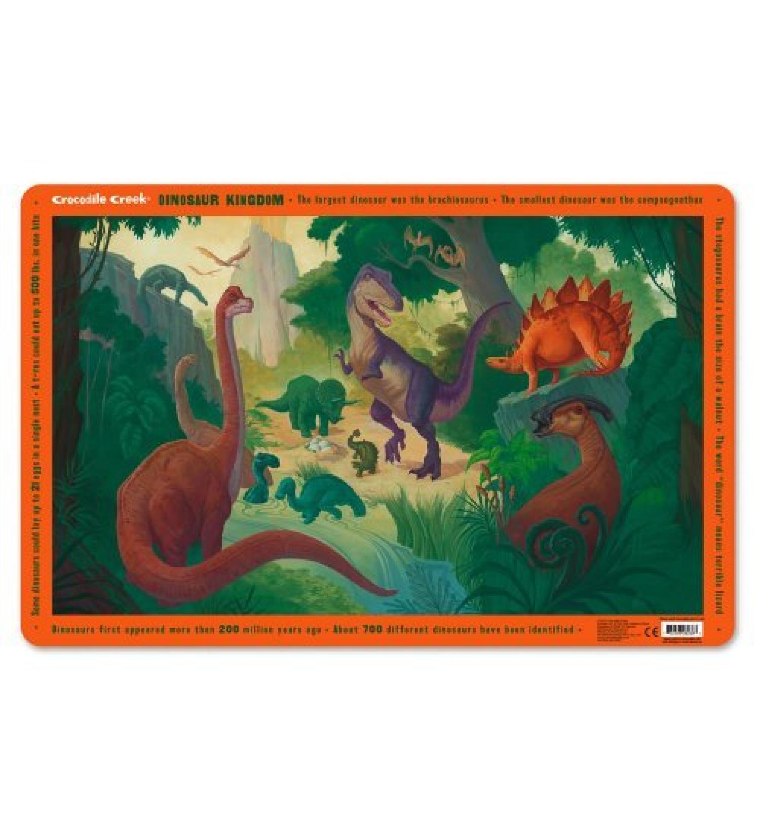 CROCODILE CREEK Dinosaur Placemat  1 EA