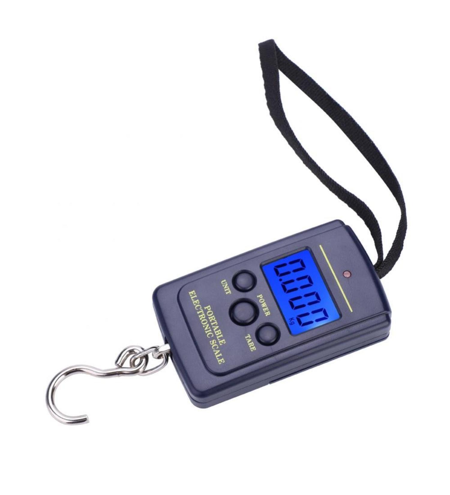 Digit Fishing Scale - 40 kg Hanging Digital Scale with Backlit LCD Display for Home & Outdoor Use | International Shipping Available - Buy Online on SooperMarket.com