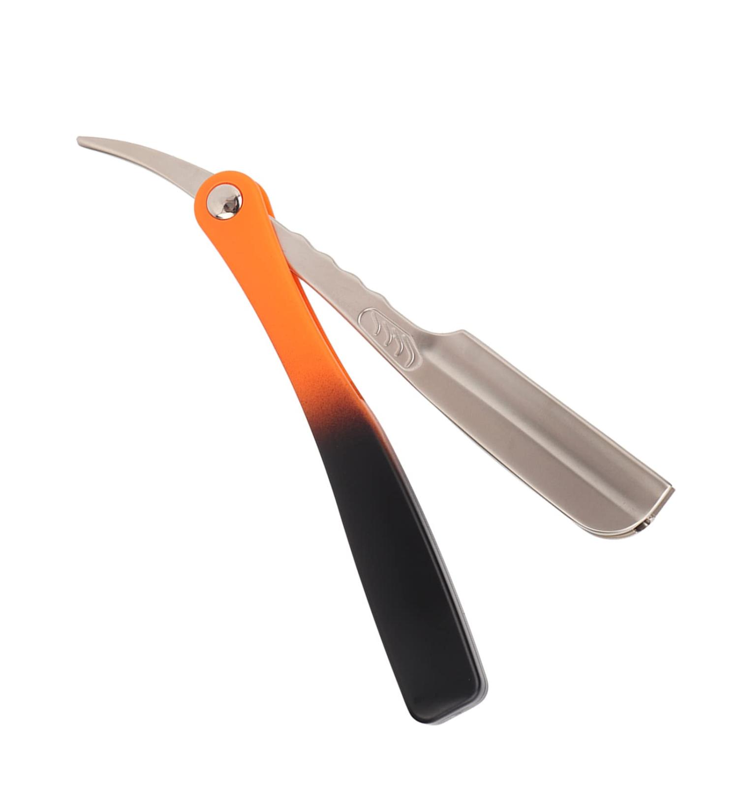Premium Zinc Alloy Beard Blade Holder - Foldable & Gradient Color - Ideal for Salons - Buy Online on SooperMarket.com