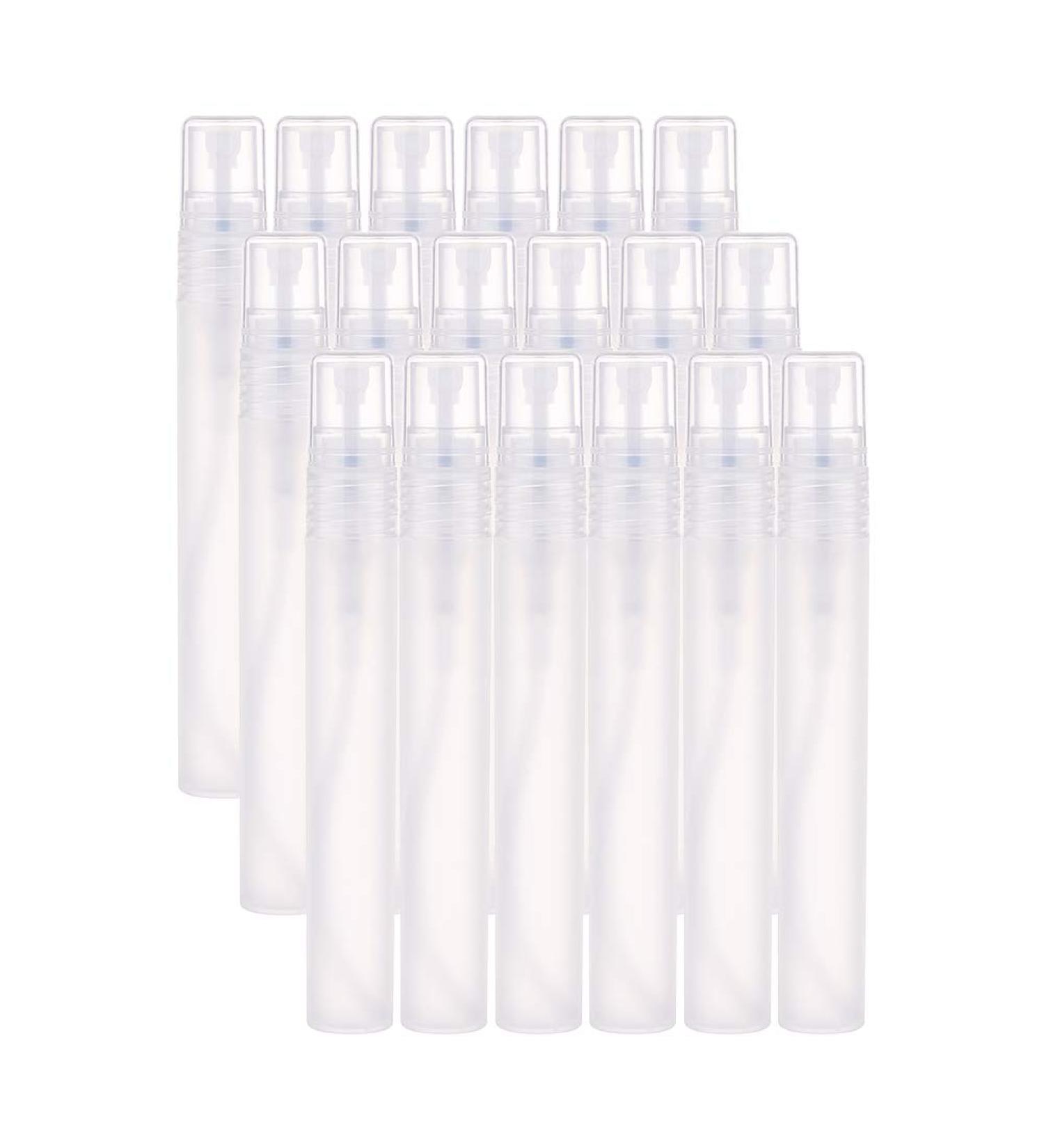 BENECREAT 24 Pack 10ml Mini Travel Spray Bottles - Refillable Atomizers for Lotion & Perfume - Perfect for Travel - Buy Online on SooperMarket.com