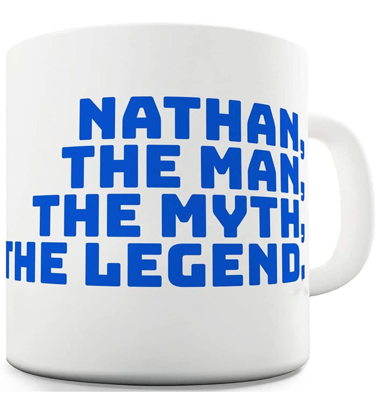 Berry Prints 11 OZ Personalised The Man The Myth The Legend Coffee Mugs for Tea Hot Chocolate - Ceramic Cups for Valentine Birthday Gift Home and Office - Buy Online on SooperMarket.com