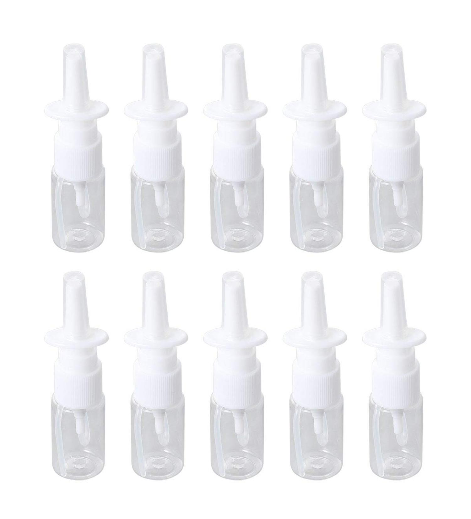 Artibetter 10ml Refillable Nasal Spray Bottles - 10 Pack Brown Atomizers for Makeup Water Perfume & Essential Oils - Ideal for Travel - Buy Online on SooperMarket.com