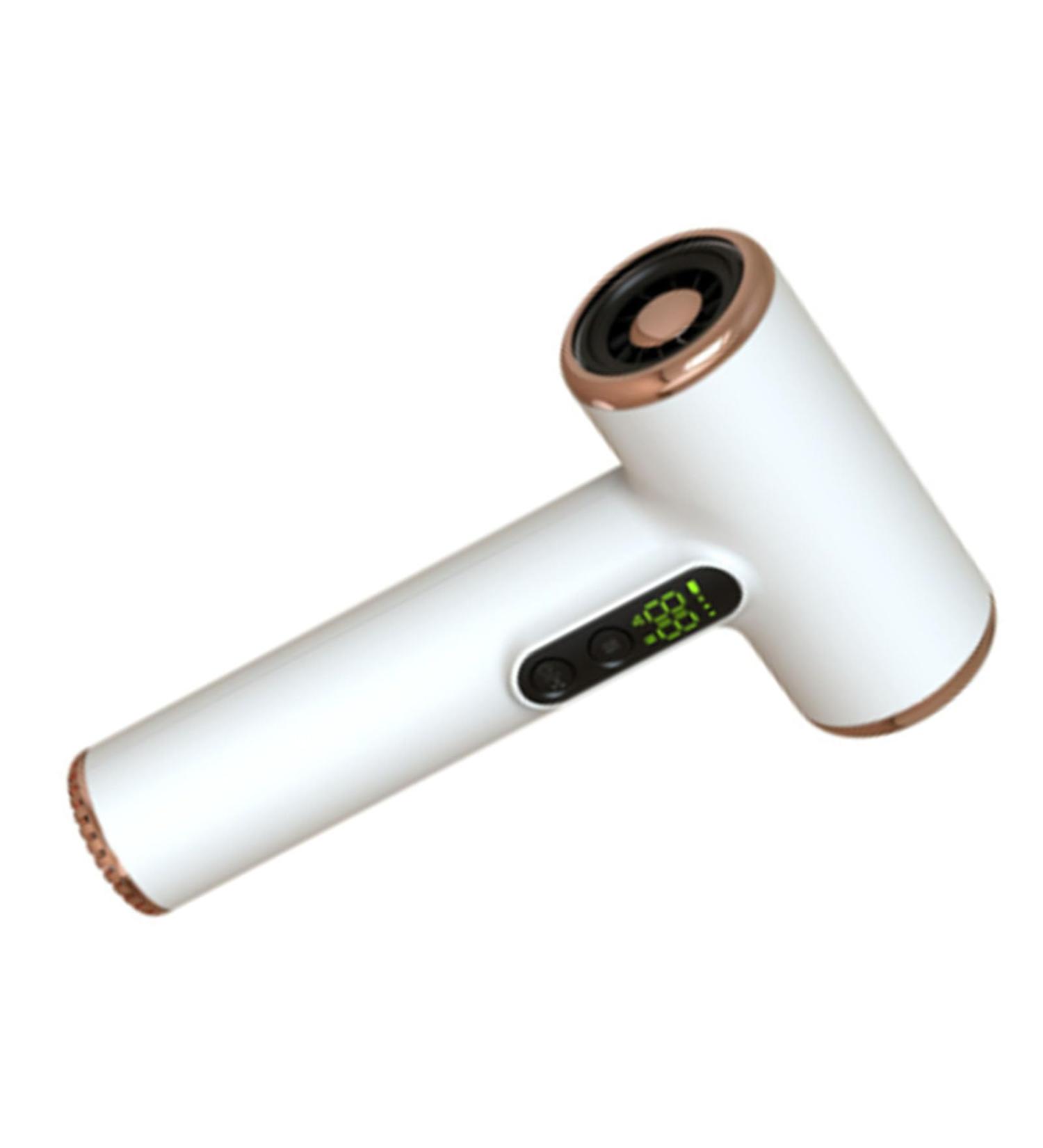 Cordless Hair Dryer Portable Low Noise 3 Gears Speed Adjustable Rechargeable Hair Care Dryer Suitable for Dorm Room Library Outdoor Camping - Buy Online on SooperMarket.com