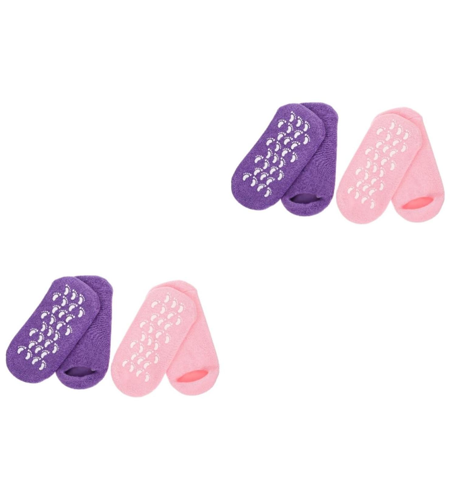 minkissy Shopping Cart 4 Pairs Gel Socks Vegetable Gel Care Products Miss Household Skincare Products - Buy Online on SooperMarket.com