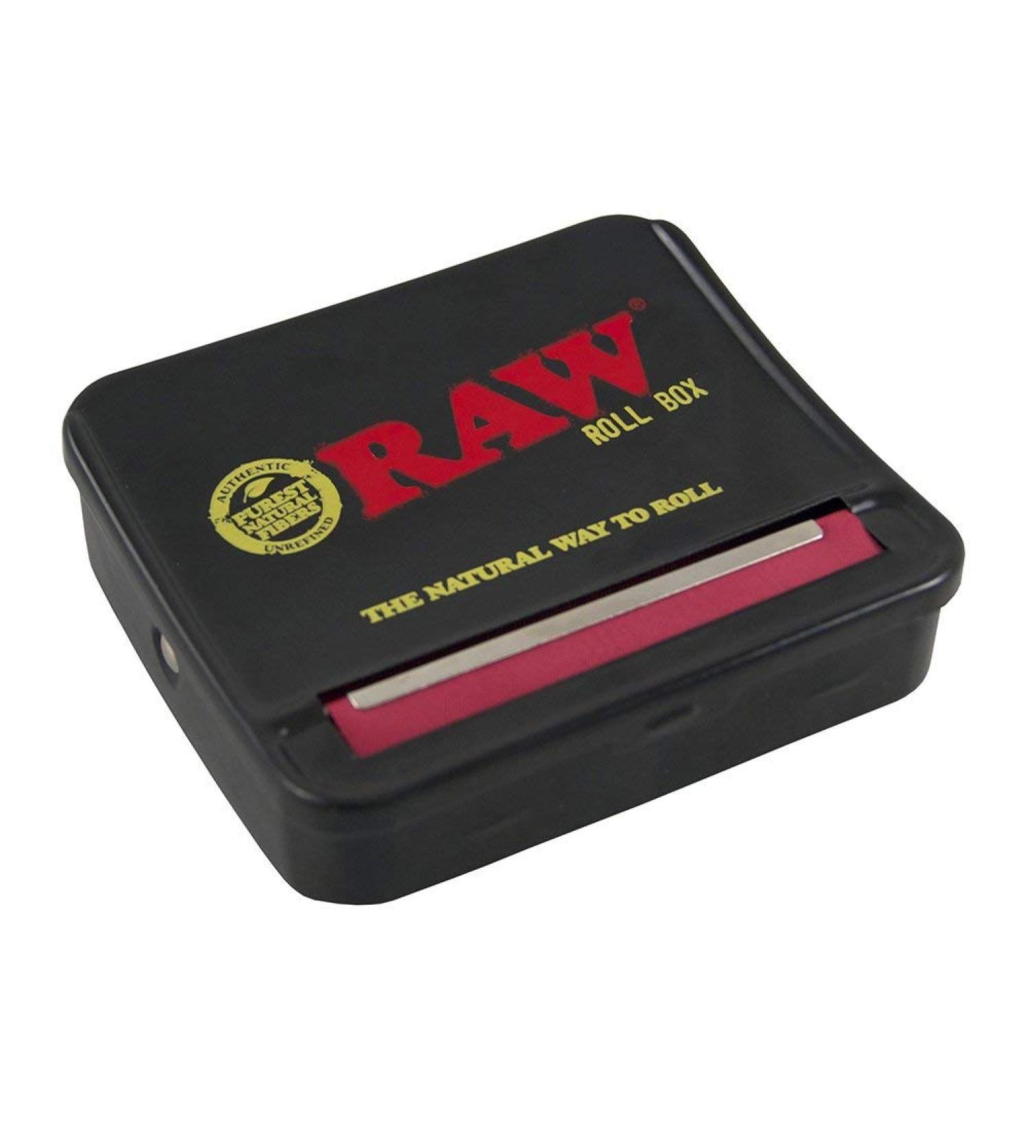 RAW Natural Unrefined Rolling Papers | 70mm King Size | Automatic Rolling Box - Buy Online on SooperMarket.com