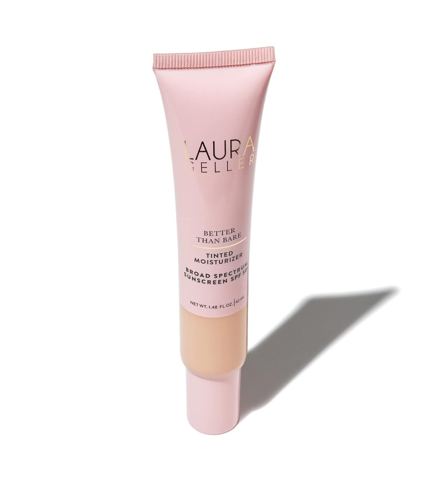LAURA GELLER NEW YORK Better Than Bare Tinted Moisturizer - Fair 130 SPF 50 - Light to Medium Coverage - Buy Online on SooperMarket.com