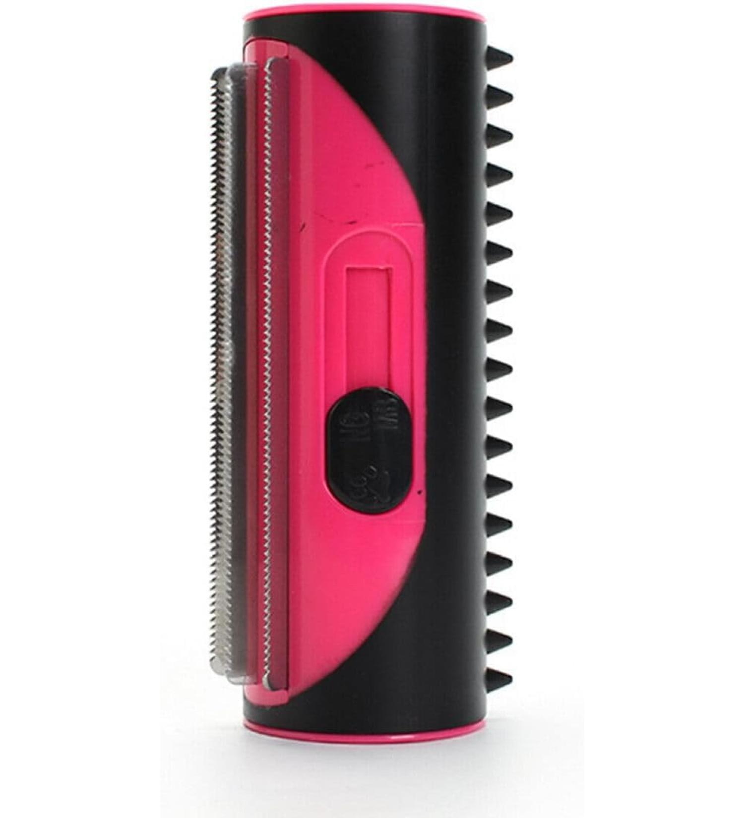 3-in-1 Undercoat Hair Brush Reusable Pet Hair Remover Deshedding Trimmer Tool Pet hair Grooming Comb Fur care dog brush Depilatory Roller for Dogs Cats and all pet hair types. yellow - Buy Online on SooperMarket.com