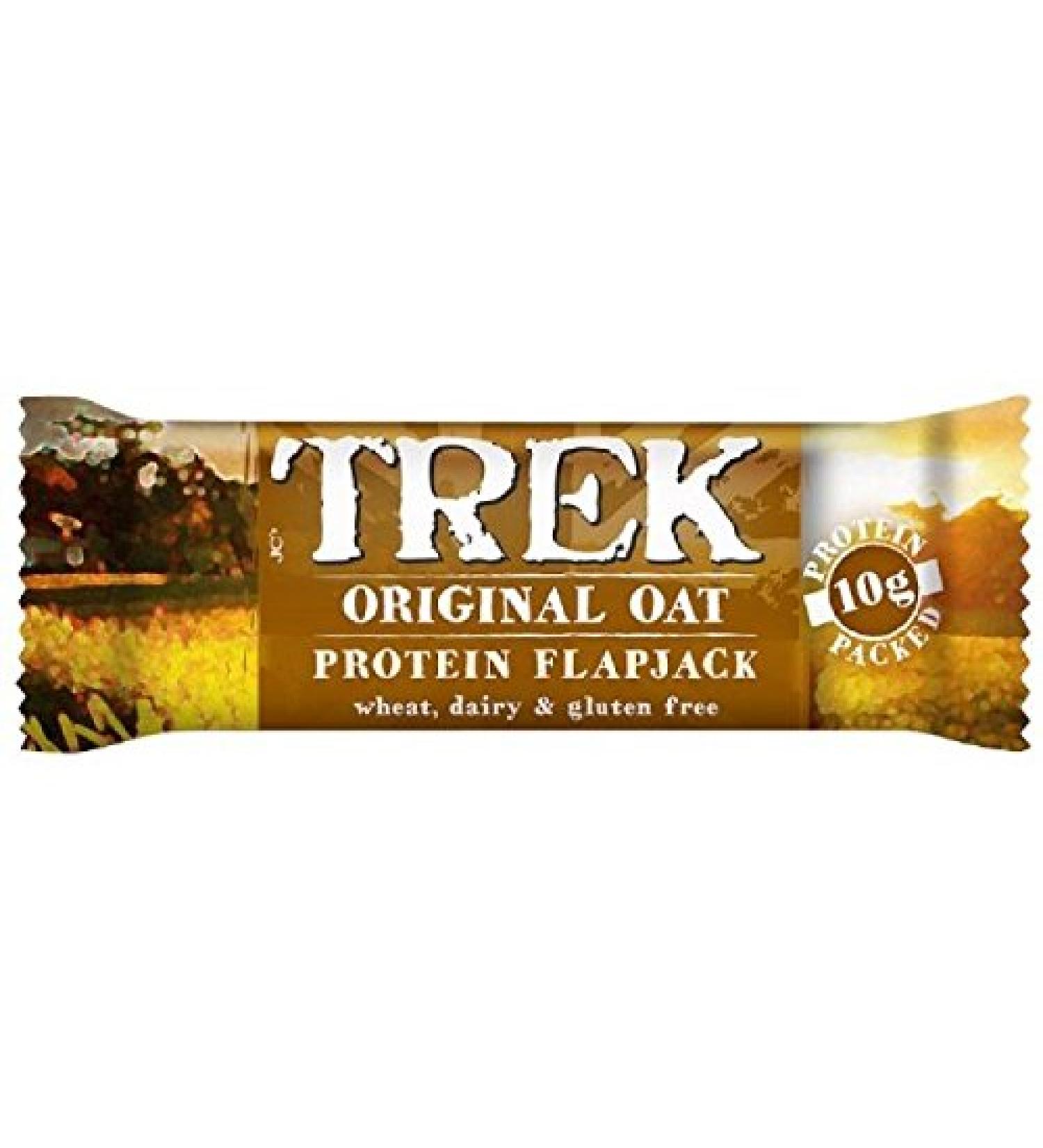 Trek Flapjacks | original oat protein flapjack | 12 x 50g