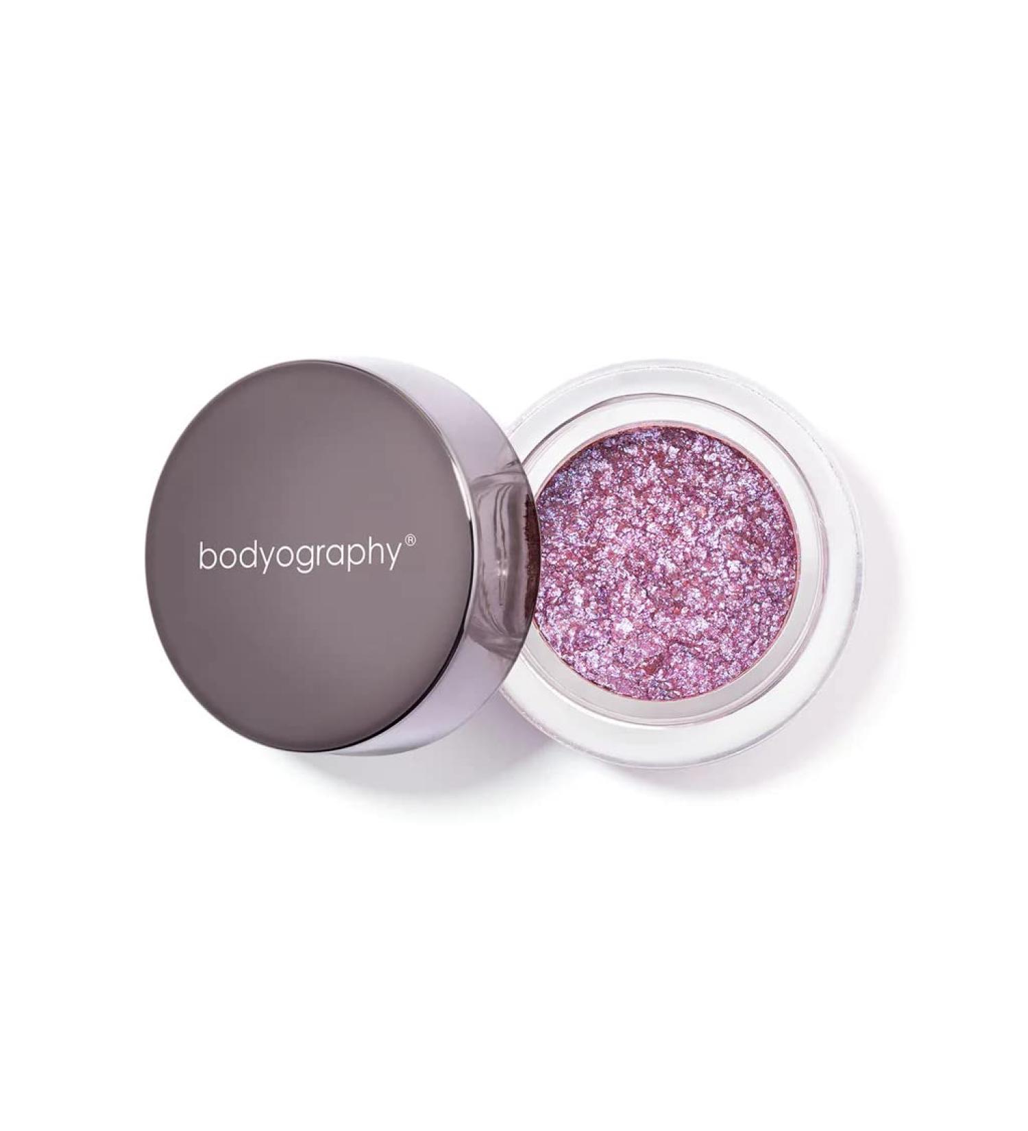 Bodyography Glitter Pigments : High Shine Glitter Shadow Aura Glow (Chrome Lavender)