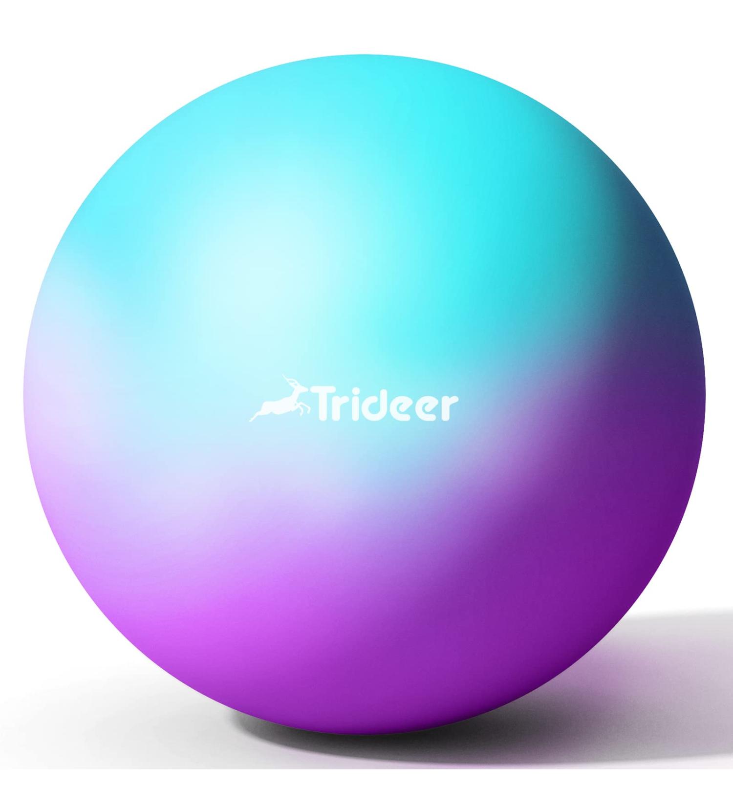 Trideer Dreamy Exercise Ball 65cm - Yoga Ball for Home Gym, Desk Chair - Fitness & Physical Therapy - Quick Pump Included - Buy Online on SooperMarket.com