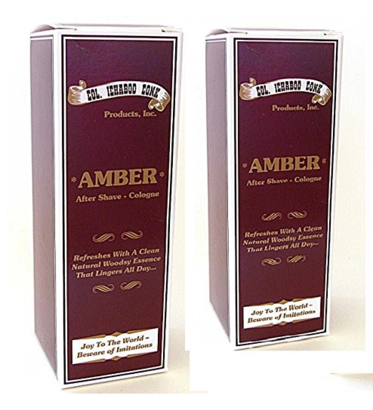 Amber Aftershave-Cologne - 2 Pack