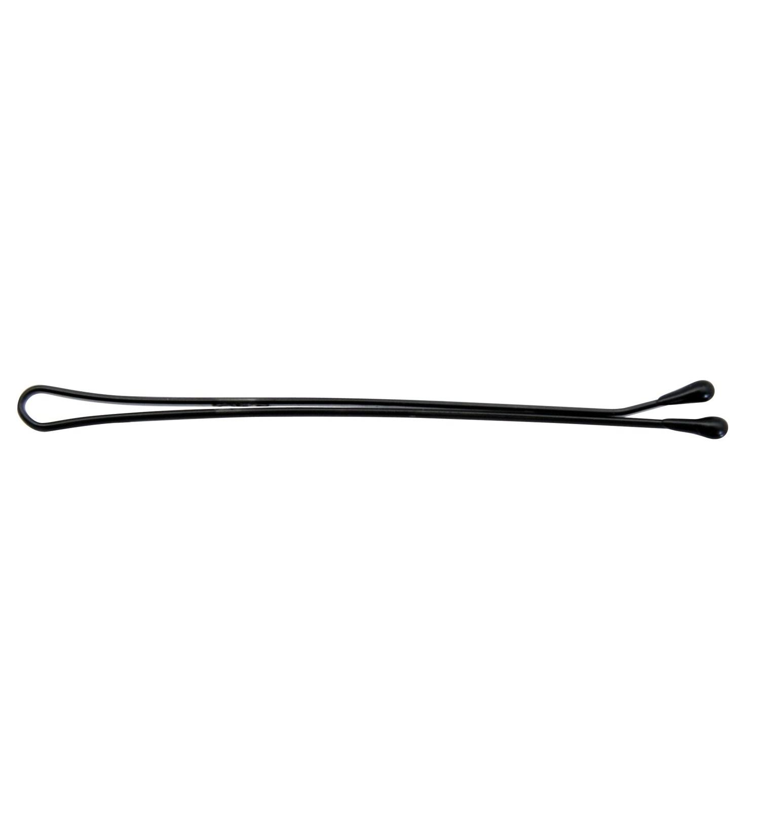 Comair 3150090 Hair clips "Classic" card of 24 59 mm black Black 5.9 CM