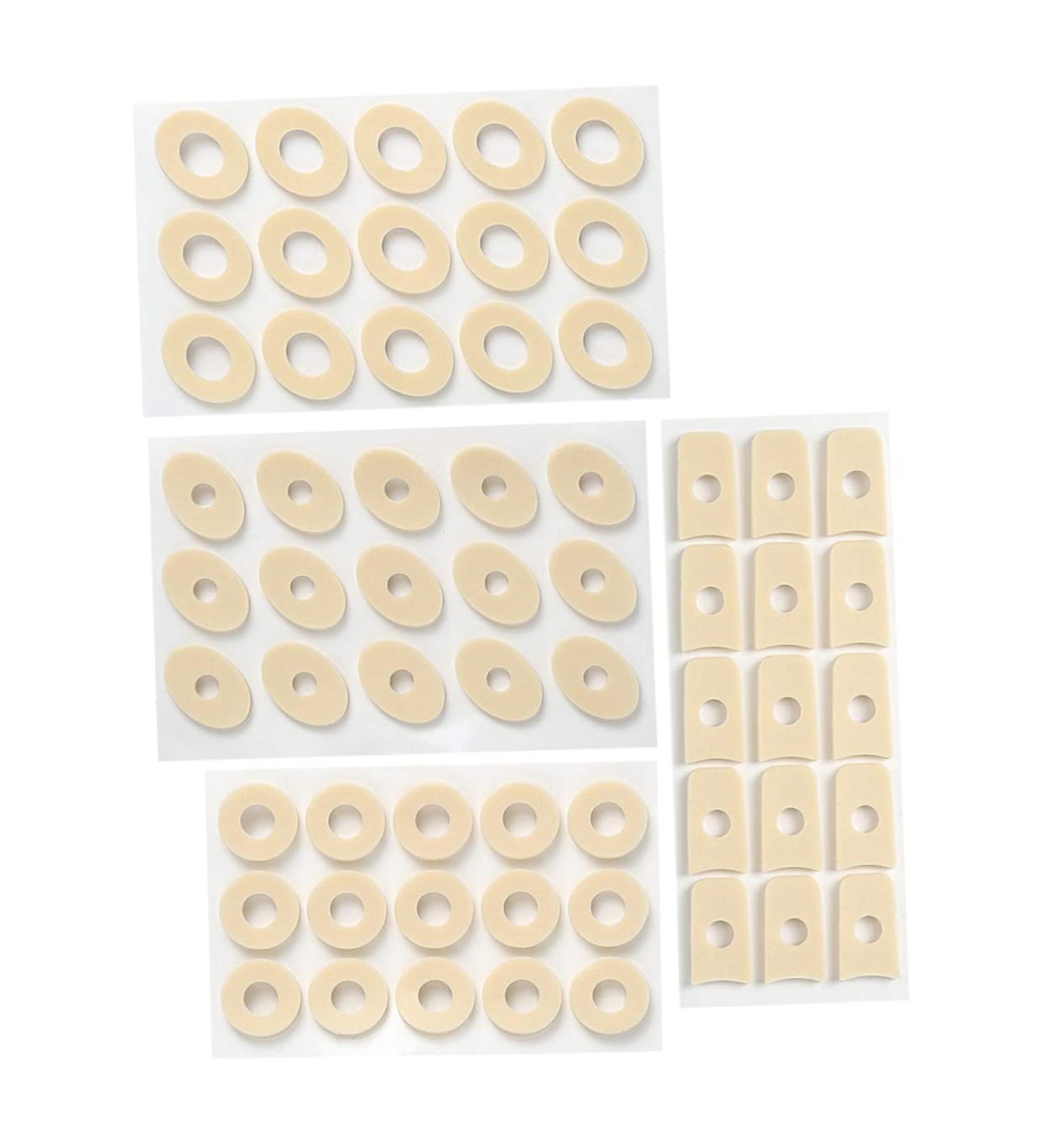 KOMBIUDA 4sheets Latex Corn Stickers Stickers Toe Corn Pad Corn Pads for Toe Cushions Toe Separator Gel Corn Toe Corn Remover Toe Pad Bunion Pads Foot Patch Latex Sponge Feet - Buy Online on SooperMarket.com