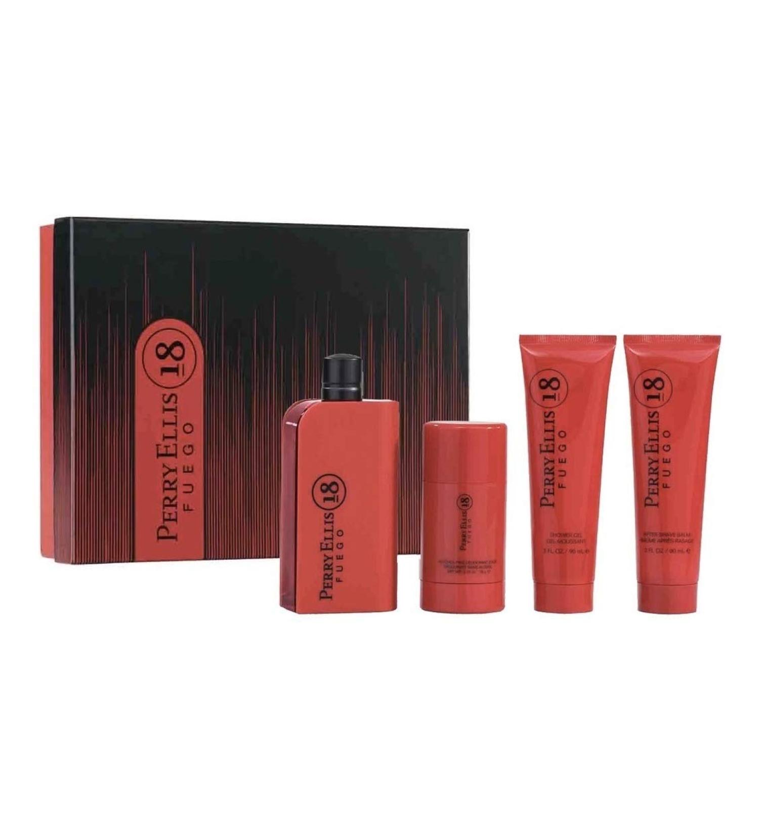 Perry Ellis Gift Set Perry Ellis 18 Fuego By Perry Ellis - Buy Online on SooperMarket.com