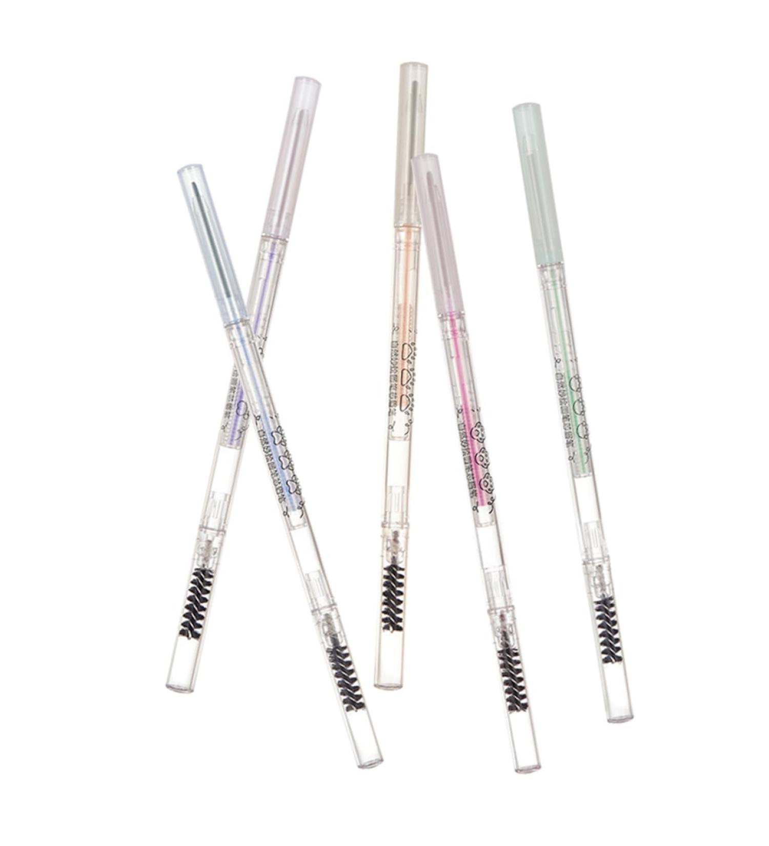 BELLIFFY 5pcs Women Eyebrow Pencils Brow Pencils with Brush Anti-perspiration Eyebrow Pens Makeup Tools Paste - Buy Online on SooperMarket.com