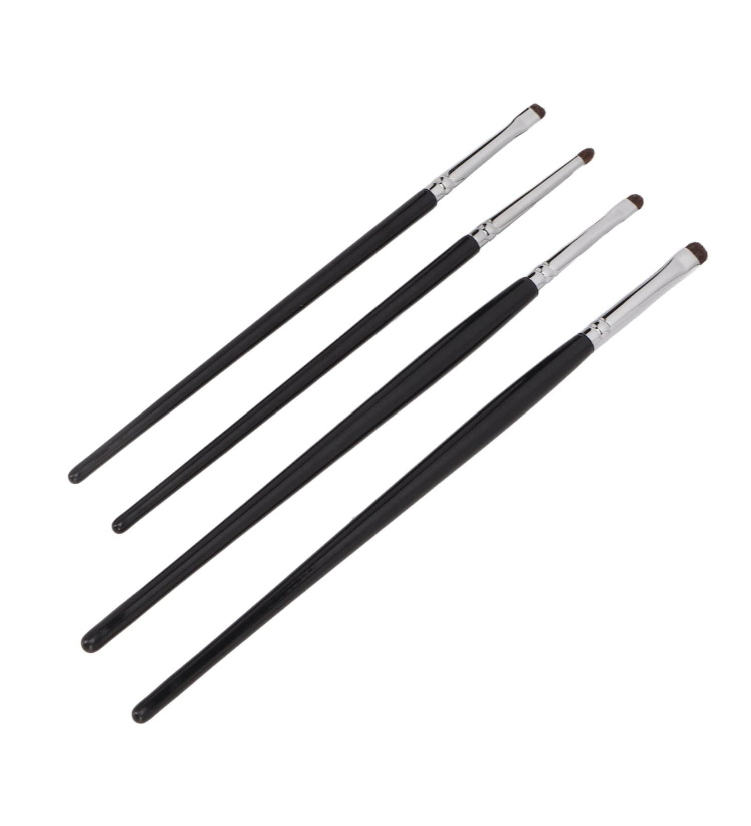 Eye Makeup Brushes Set 4pcs Small Head Dense Hair Soft Hair Easy Use for Eyeshadow Eyebrow Portable - Buy Online on SooperMarket.com