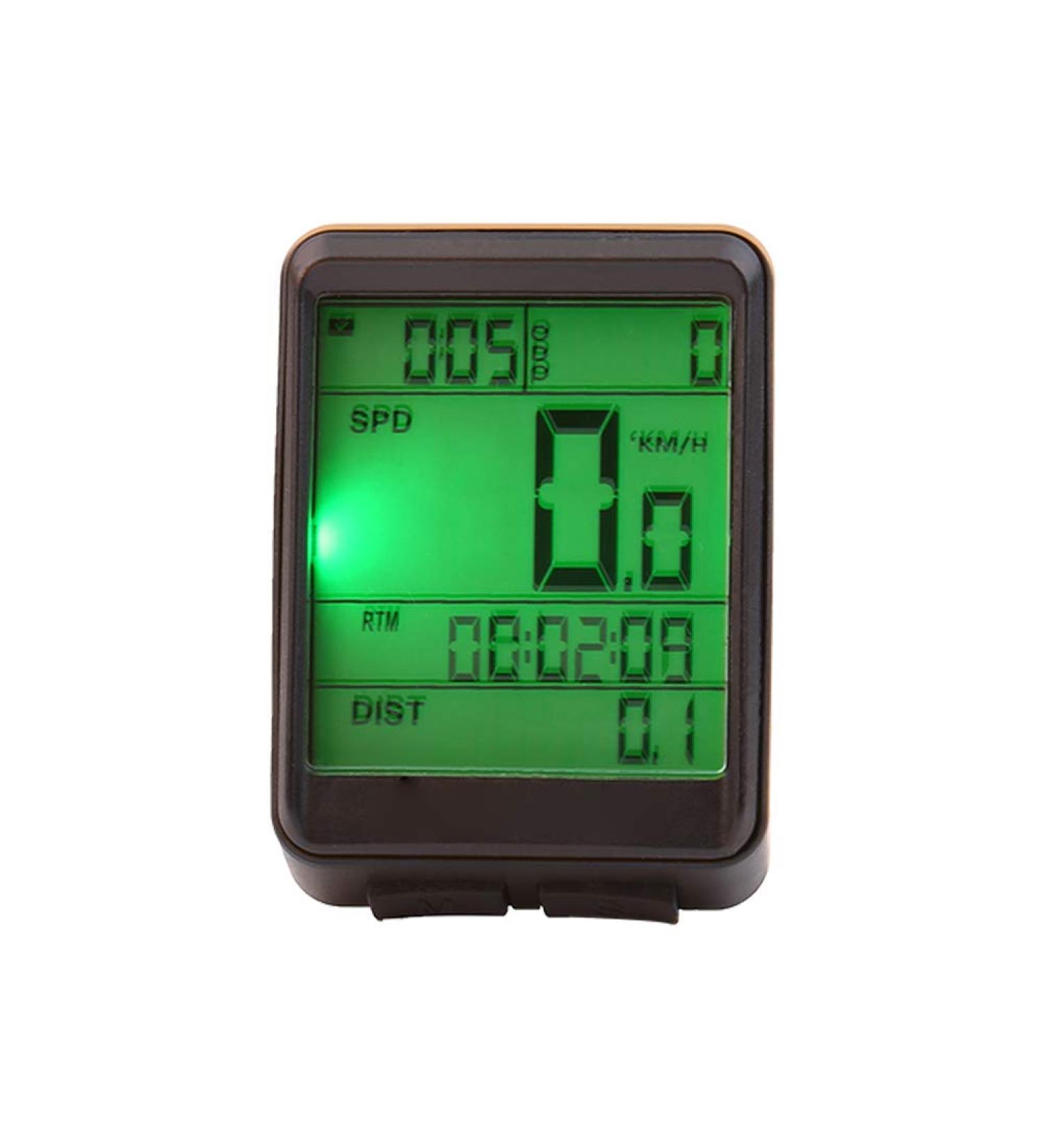 Keenso Bike Odometer, Portable Bicycle Speedmeter Waterproof Bicycle LCD Speed Ometer for Mountain Bike Electronic Bike Cycling Wireless