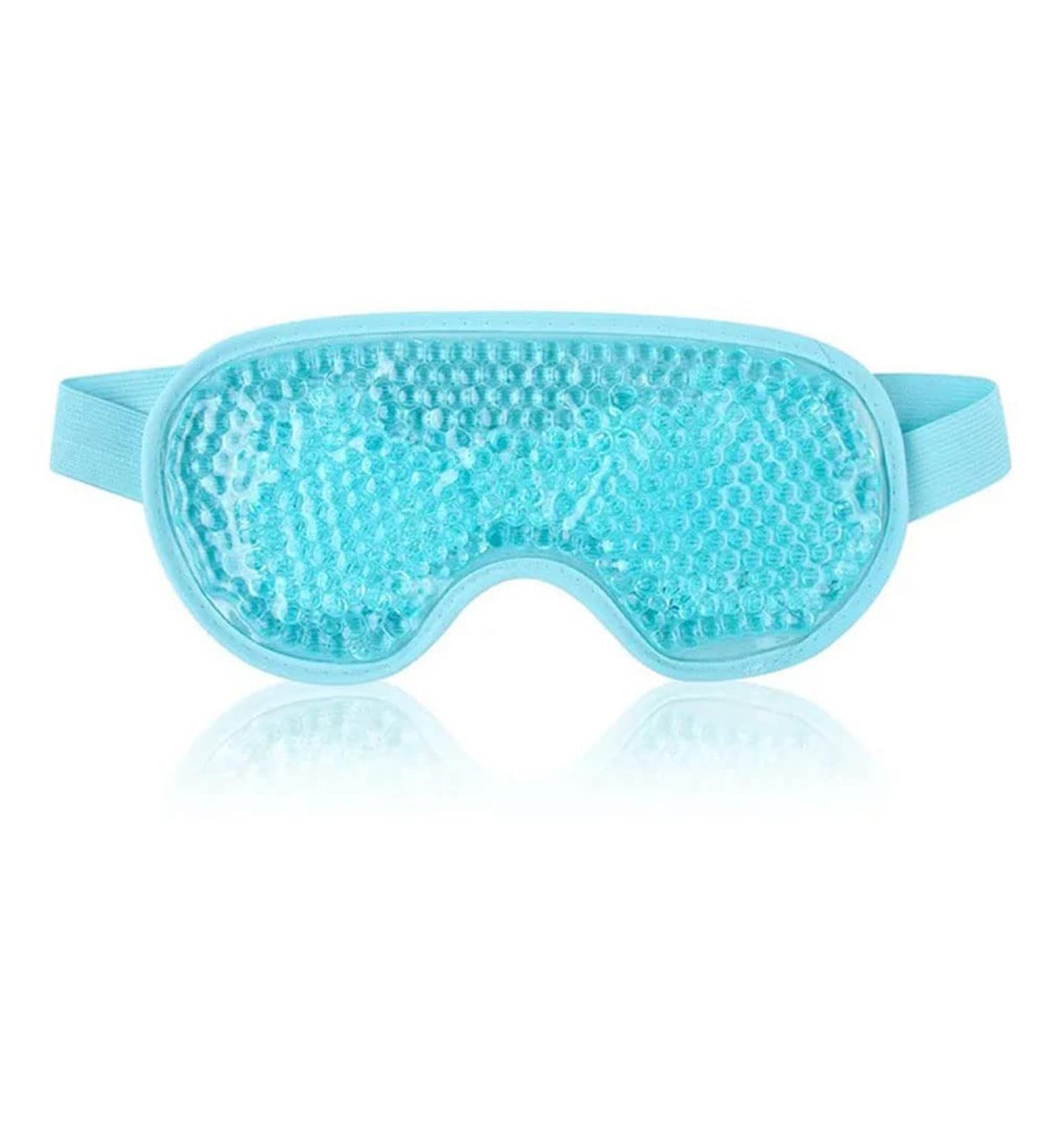 Gamufw Cooling Eye Mask Hot Cold Therapy Gel Eye Mask for Puffy Eye Migraine Relief Headache Dark Circles Dry Eyes Swollen Eyes Sinus Pain (Blue) - Buy Online on SooperMarket.com