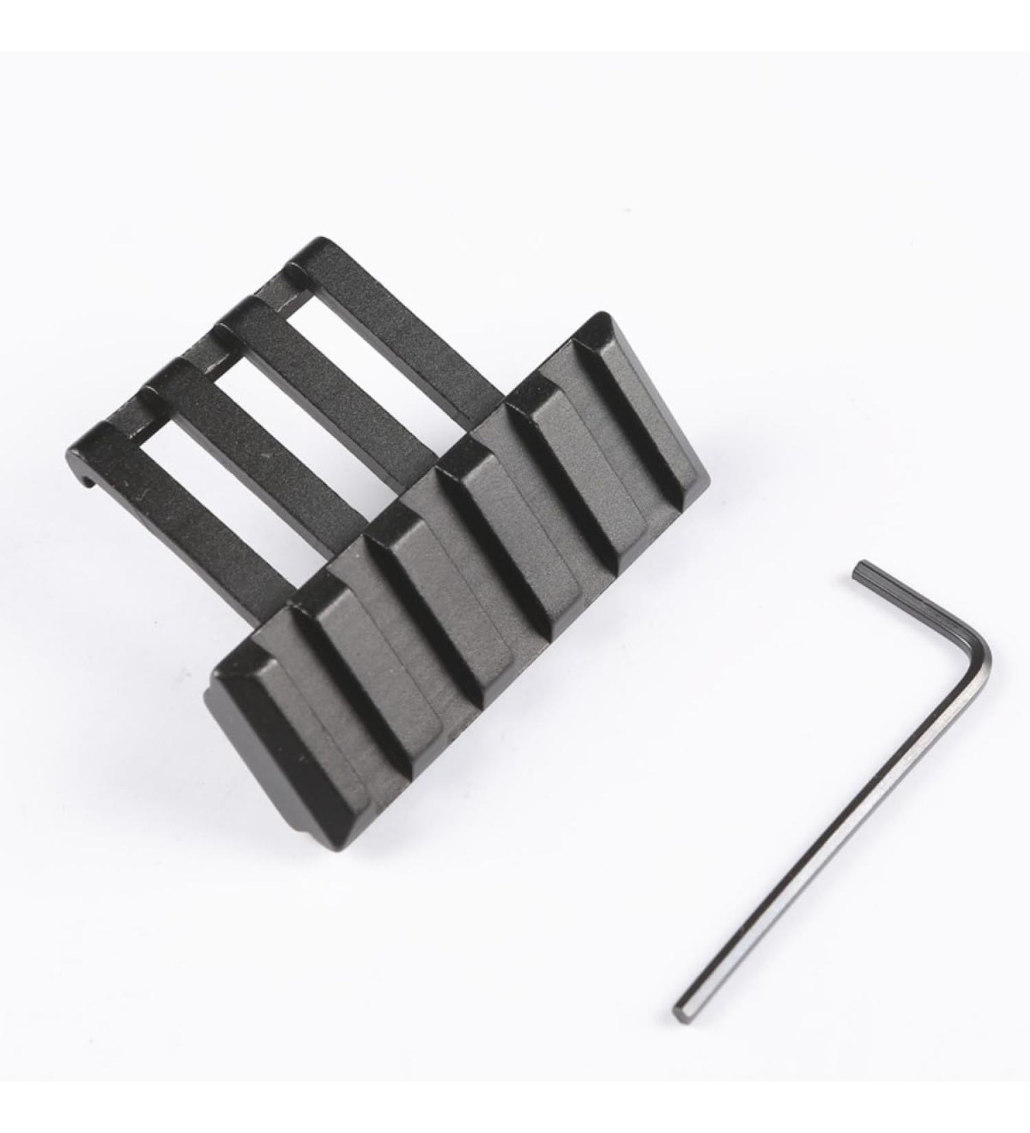 HOUSON 45 M-Lok Picatinny Rail Adapter - 5 Slot Tactical Scope Extend Mount G0074 | International Shipping Available - Buy Online on SooperMarket.com