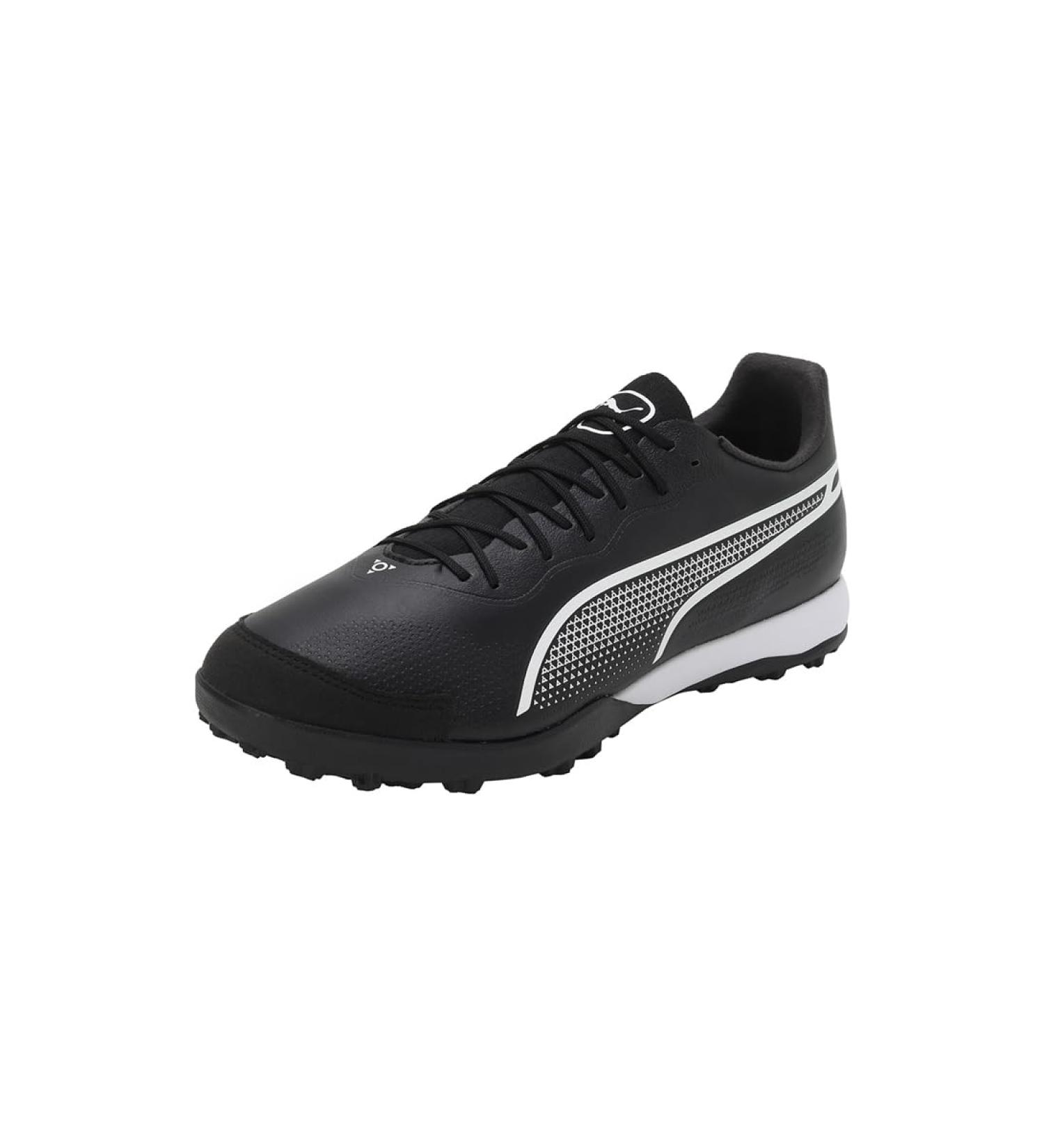 PUMA Unisex King Pro TT Football Boots - Size 45 EU | Black & White Soccer Shoes for Optimal Performance - Buy Online on SooperMarket.com