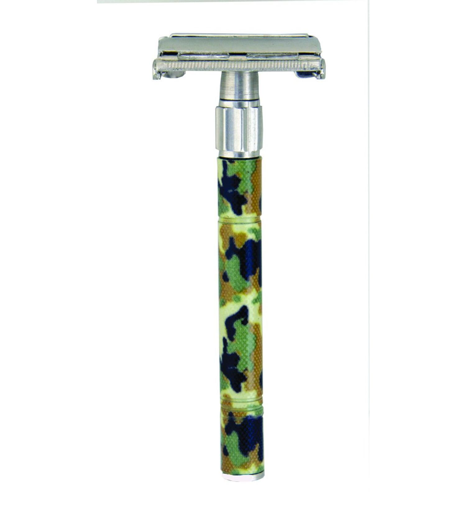 CS888 Retro One Classic Shaving Razor - Cami Pole Design 3.2 Oz | International Shipping Available - Buy Online on SooperMarket.com