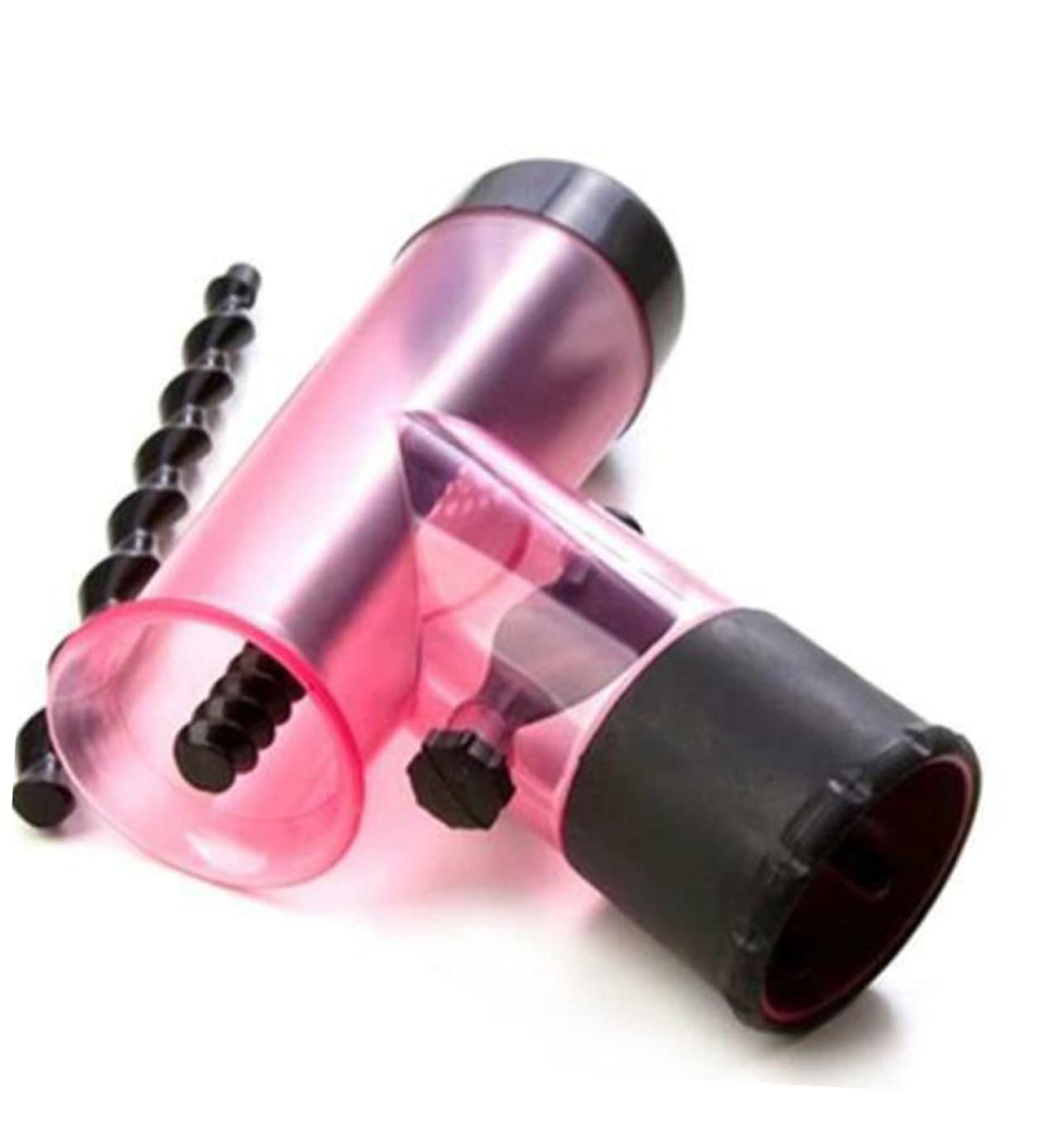 Baluue Hair Dryer Nozzle Curly Hair Roller Wave Hairdressing Tool Hair Dryer Curls Styling Connectors Rosy 1 - Buy Online on SooperMarket.com