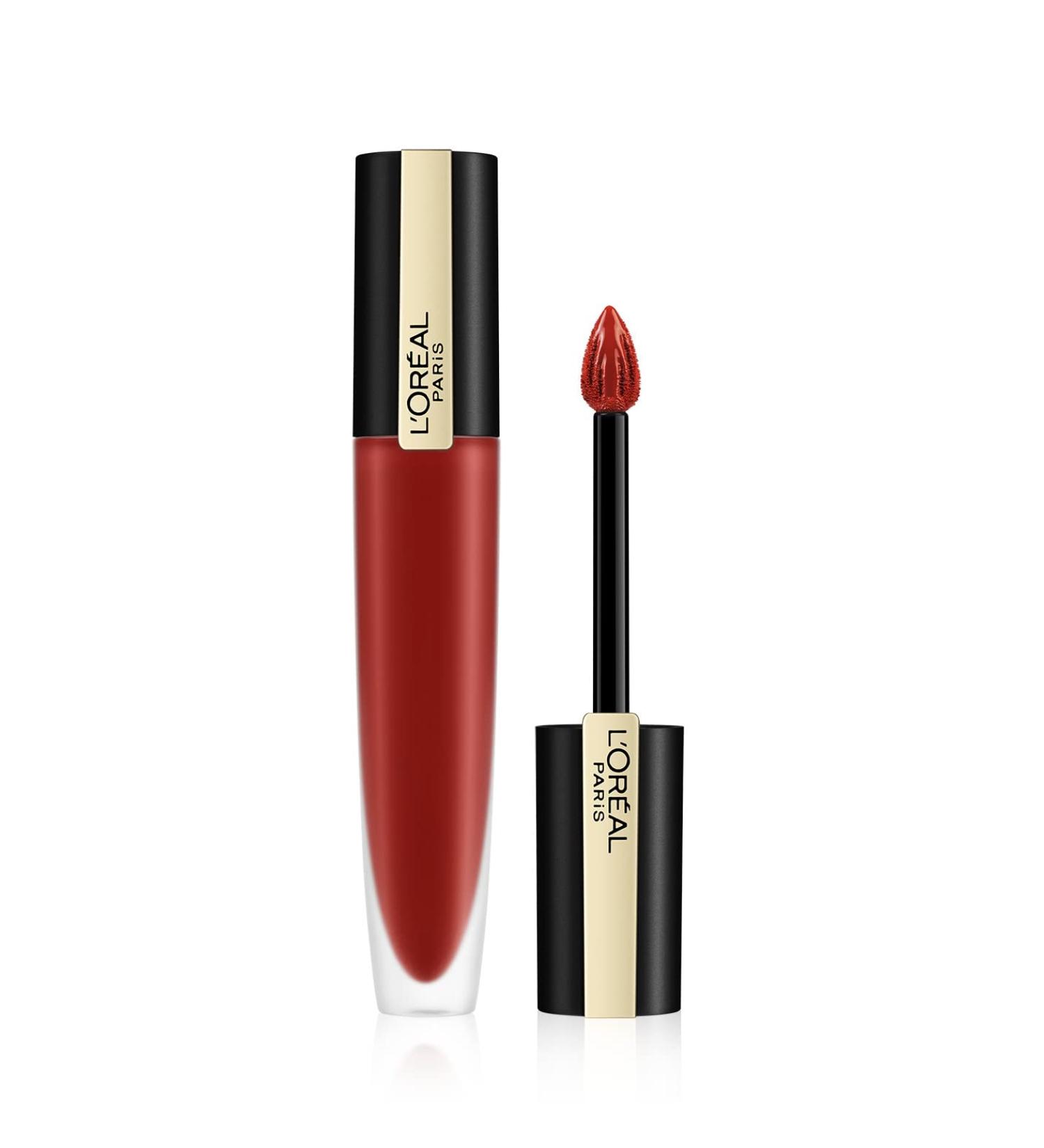L'Or al Paris Rouge Signature Matte Liquid Lipstick - 115 I Am Worth It - 41ml - Buy Online on SooperMarket.com