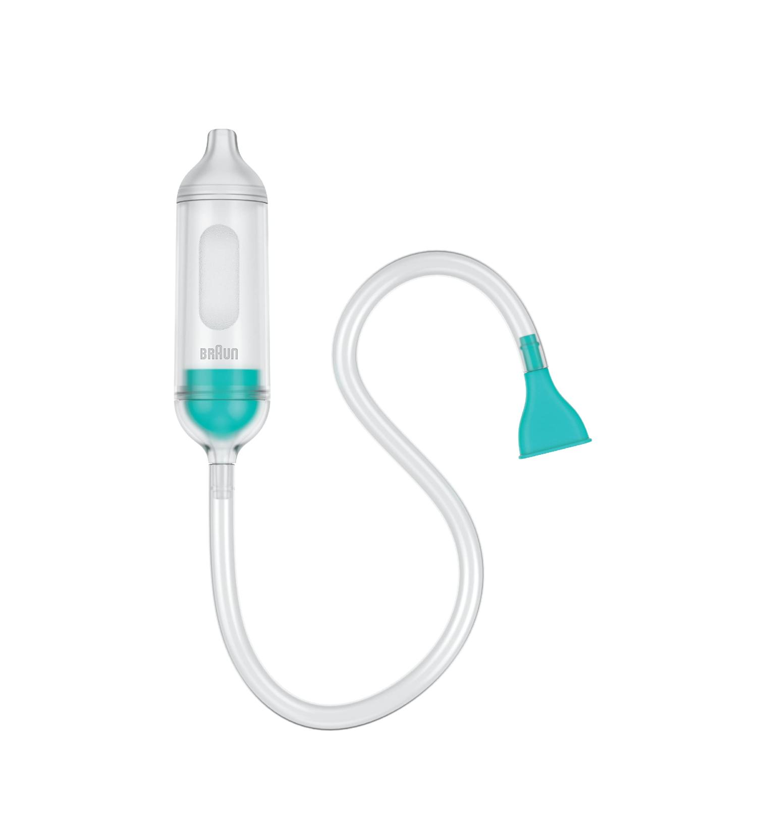 Braun Manual Nasal Aspirator for Infants and Toddlers - Gentle Nasal Suction with Two Nose Tips - Buy Online on SooperMarket.com