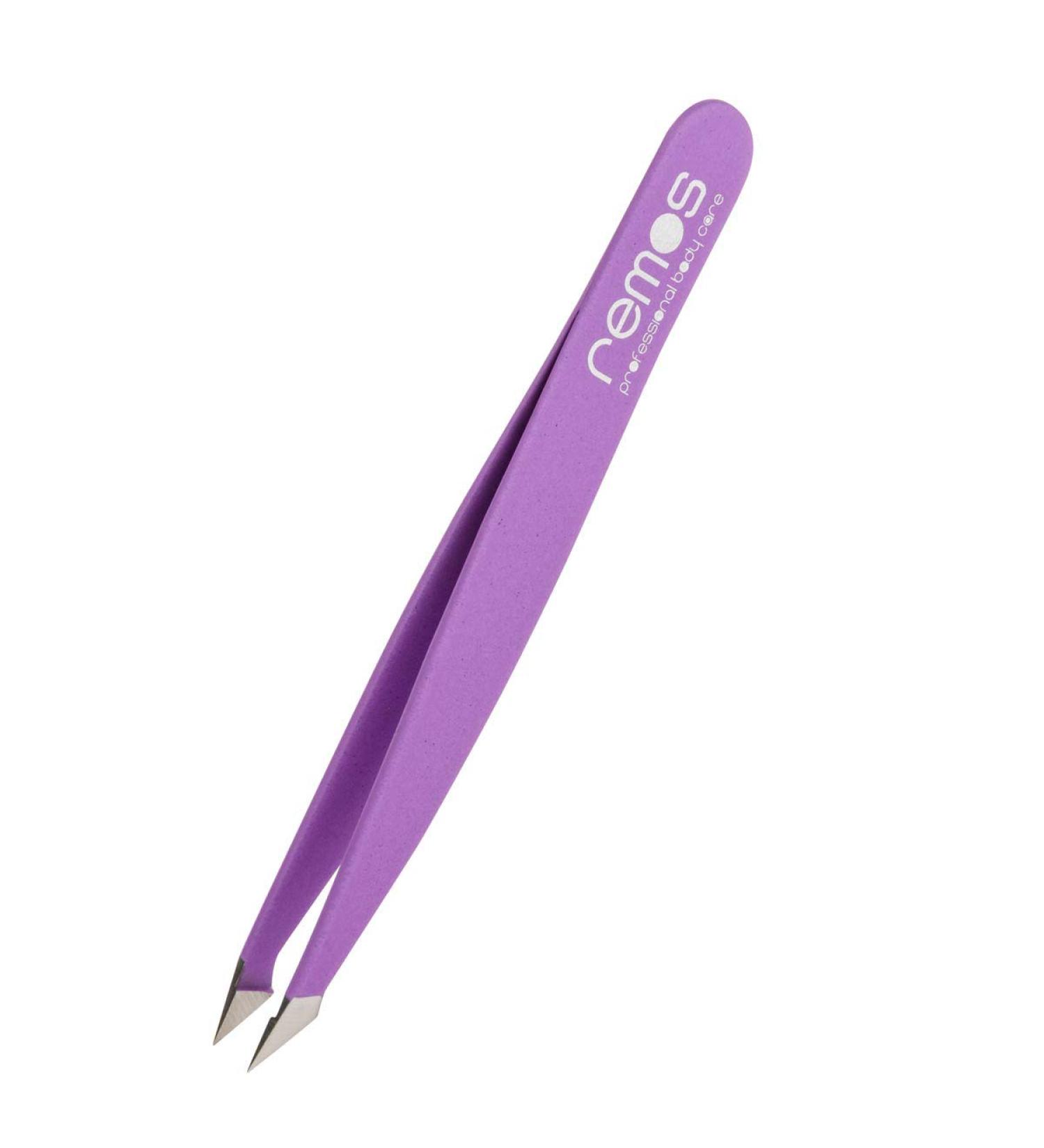 REMOS Stainless Steel Combination Tweezers 9.5cm - Purple Violet for Splinters and Hair - Buy Online on SooperMarket.com