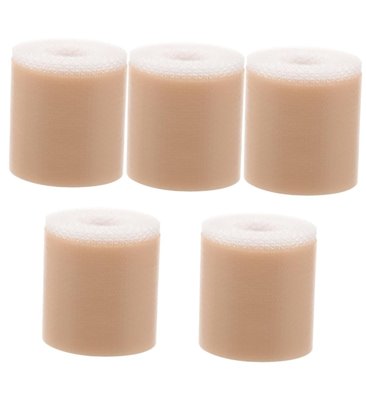 Silicone Scar Tape for Skin - 5 Rolls Nursing Supplies for Wound Dressing - 33x5.5cmx5pcs - Buy Online on SooperMarket.com