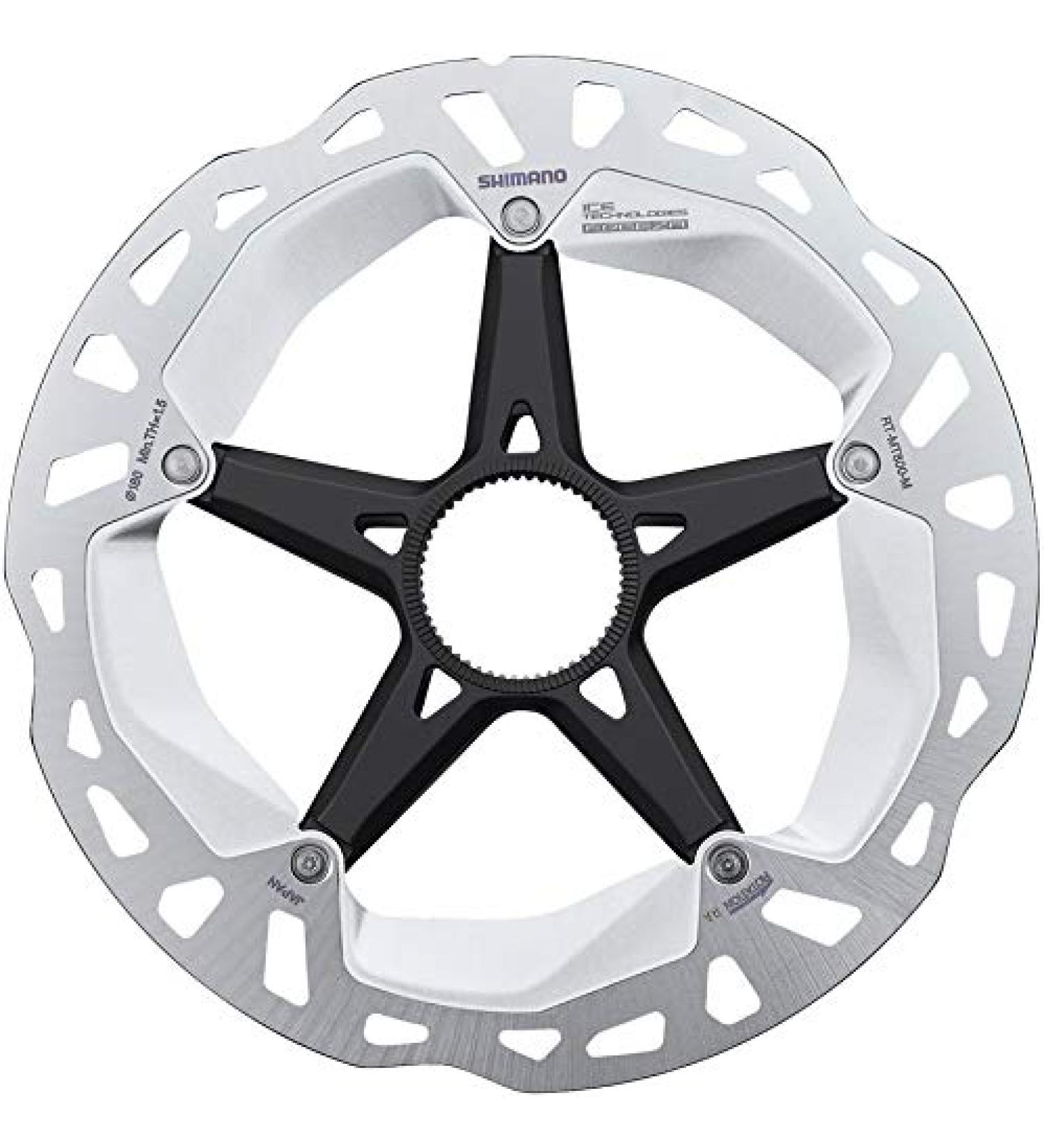 Shimano XT RT-MT800-L 180mm Centerlock Disc Rotor with External Lockring