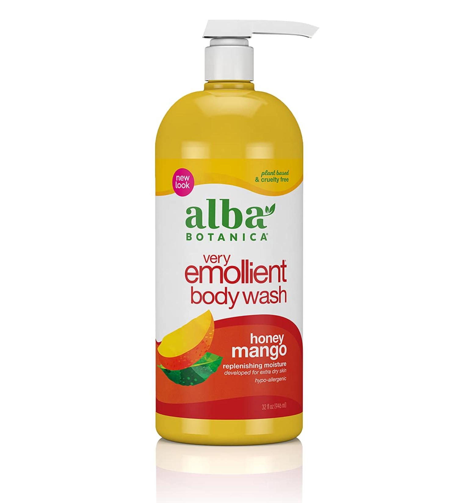 Alba Botanica Very Emollient Honey Mango Bath & Shower Gel - 32 fl oz - Buy Online on SooperMarket.com